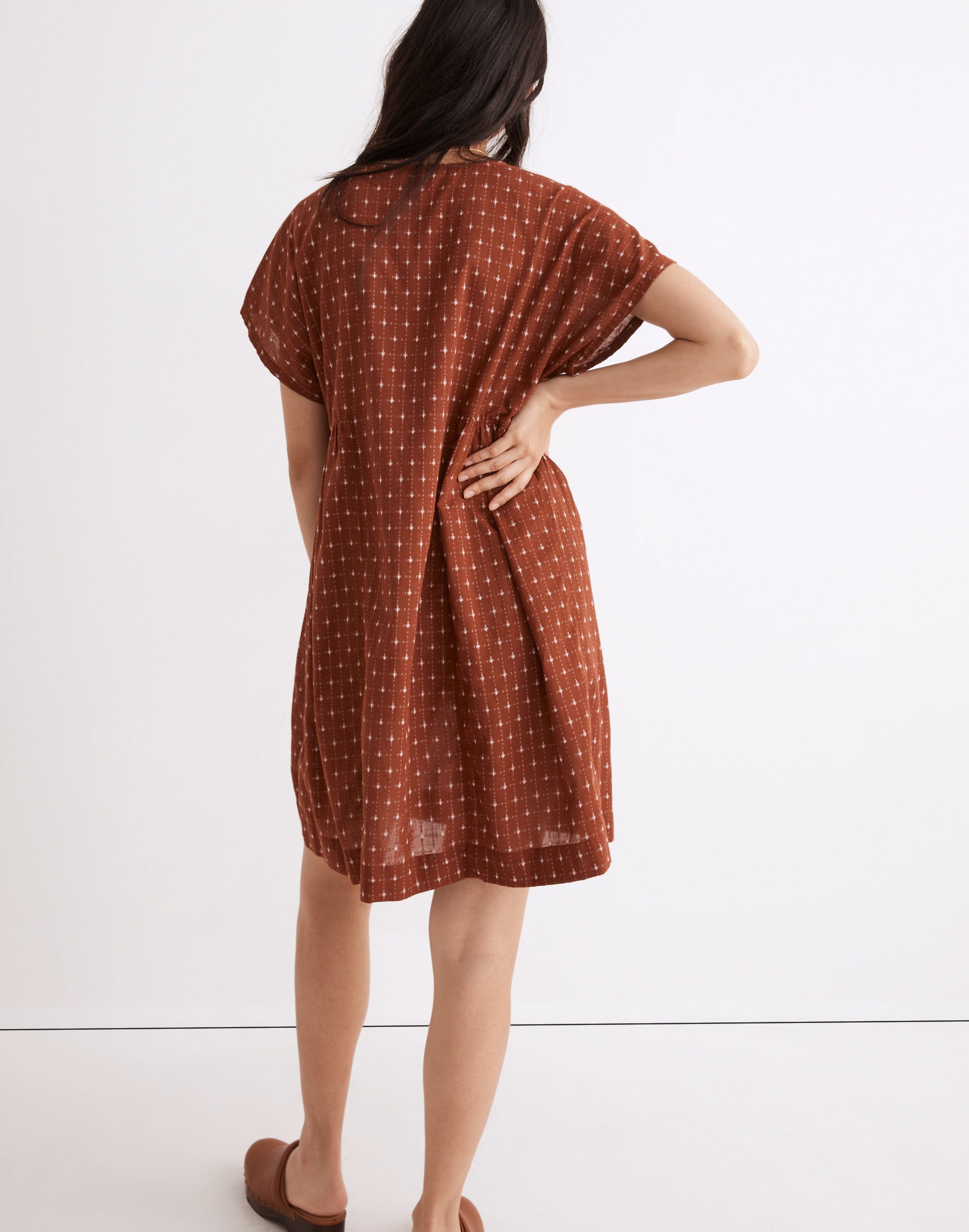 Jacquard Dolman-Sleeve Mini Dress | Madewell