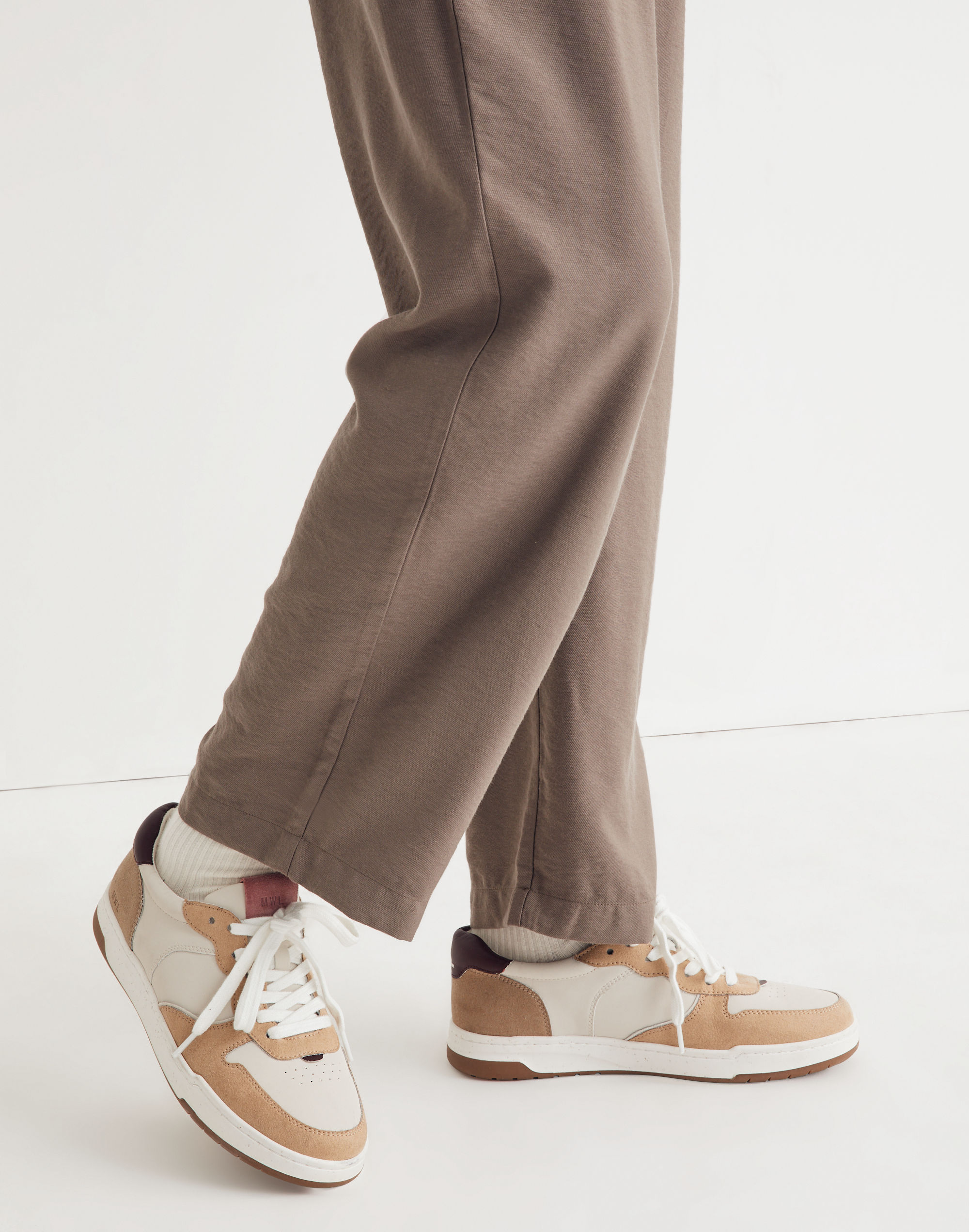 Court Low-Top Sneakers in Washed Nubuck and Suede | Madewell