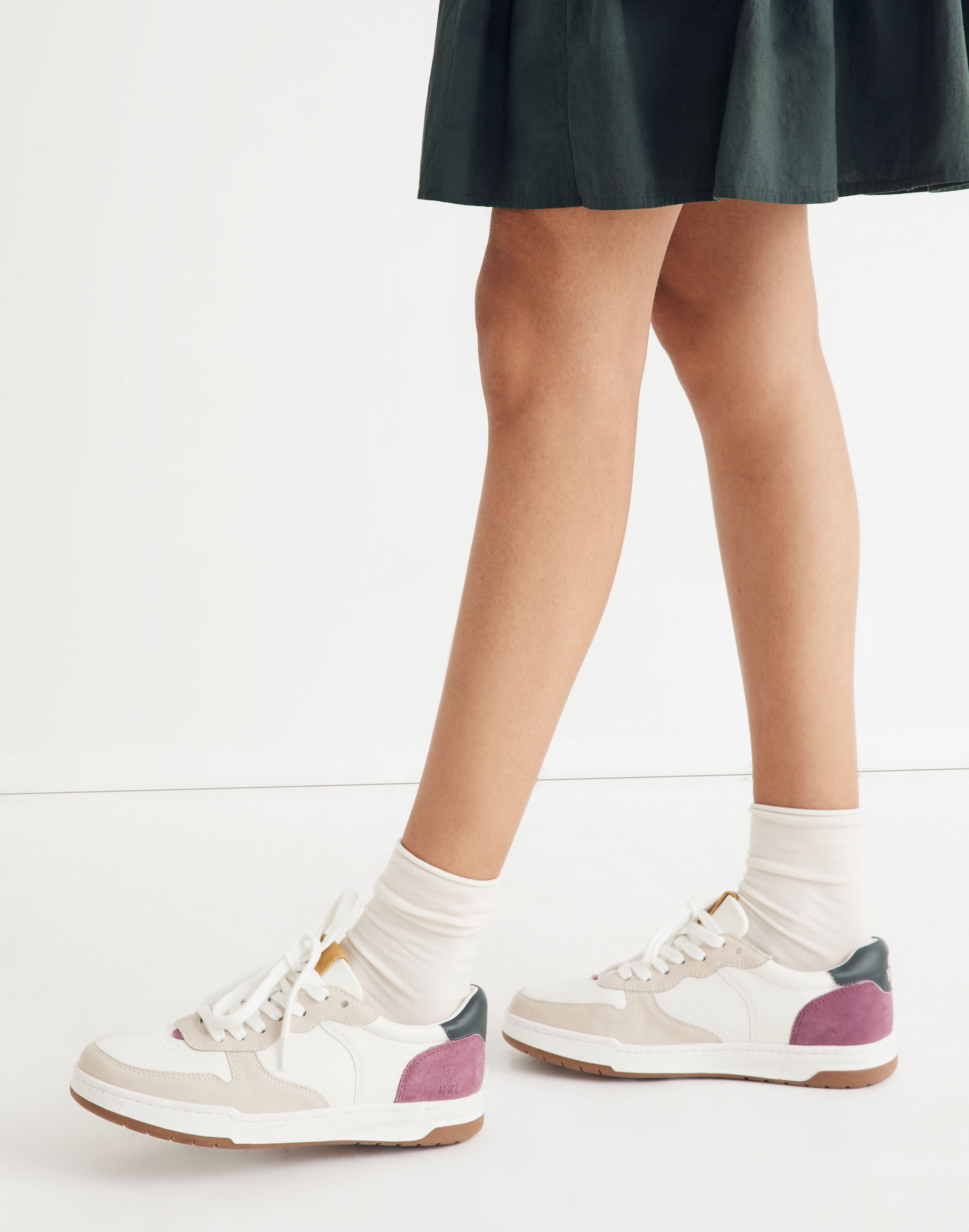 Court Low-Top Sneakers in Washed Nubuck and Suede | Madewell