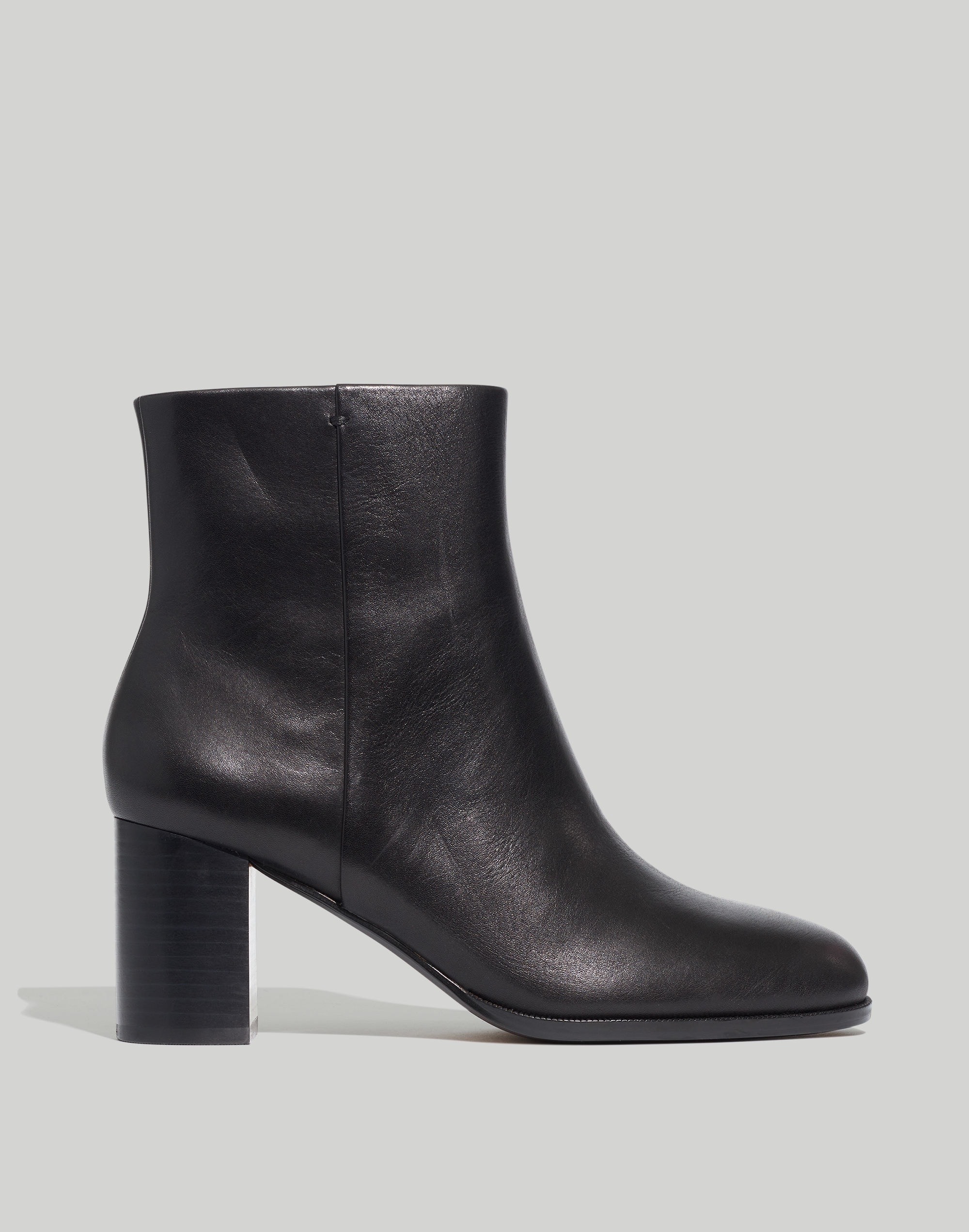 The Mira Side-Seam Ankle Boot in Leather