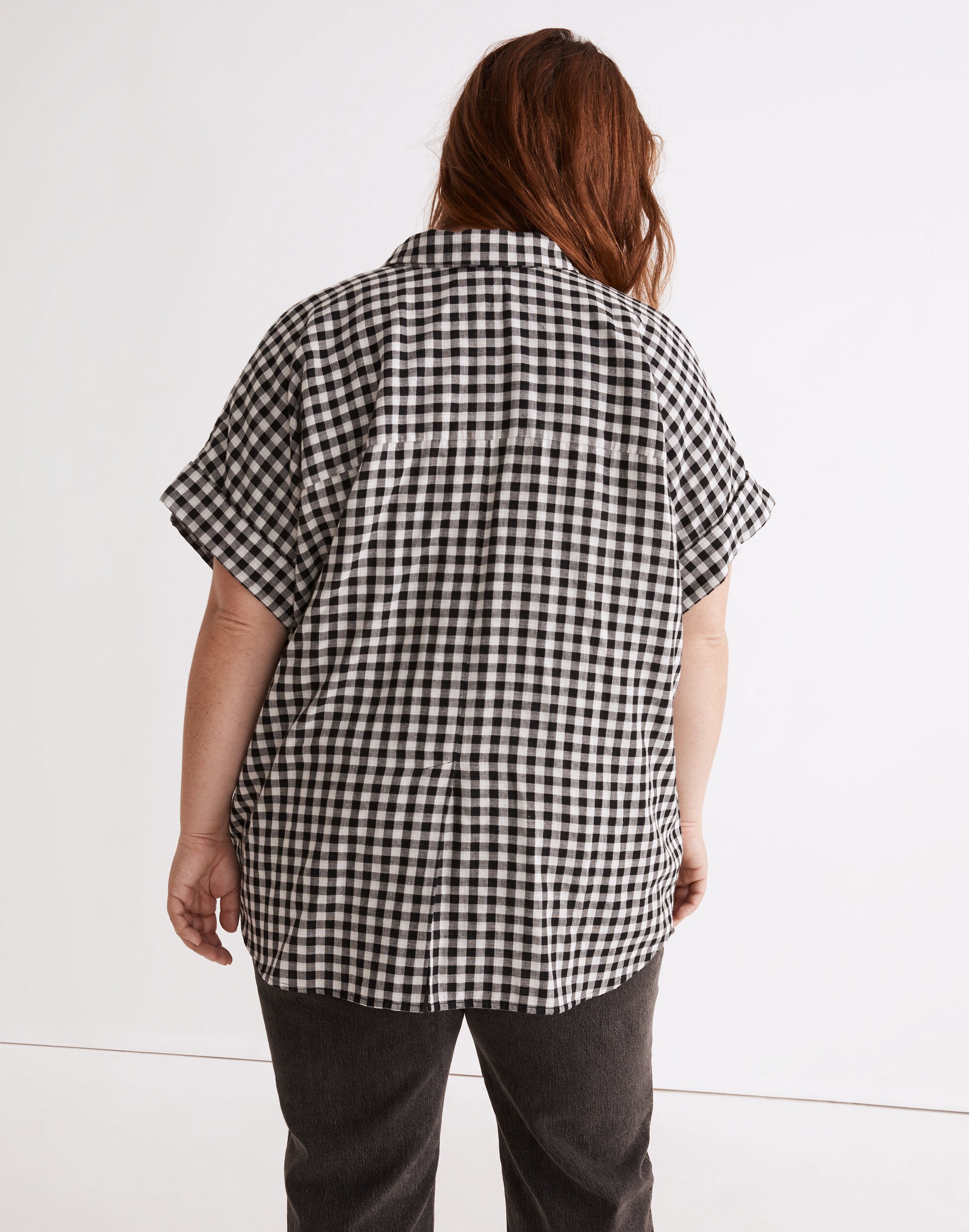 Plus Swenson Popover Shirt in Double-Faced Gingham | Madewell