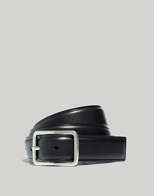 Check and Leather Belt in Archive Beige/gold - Women