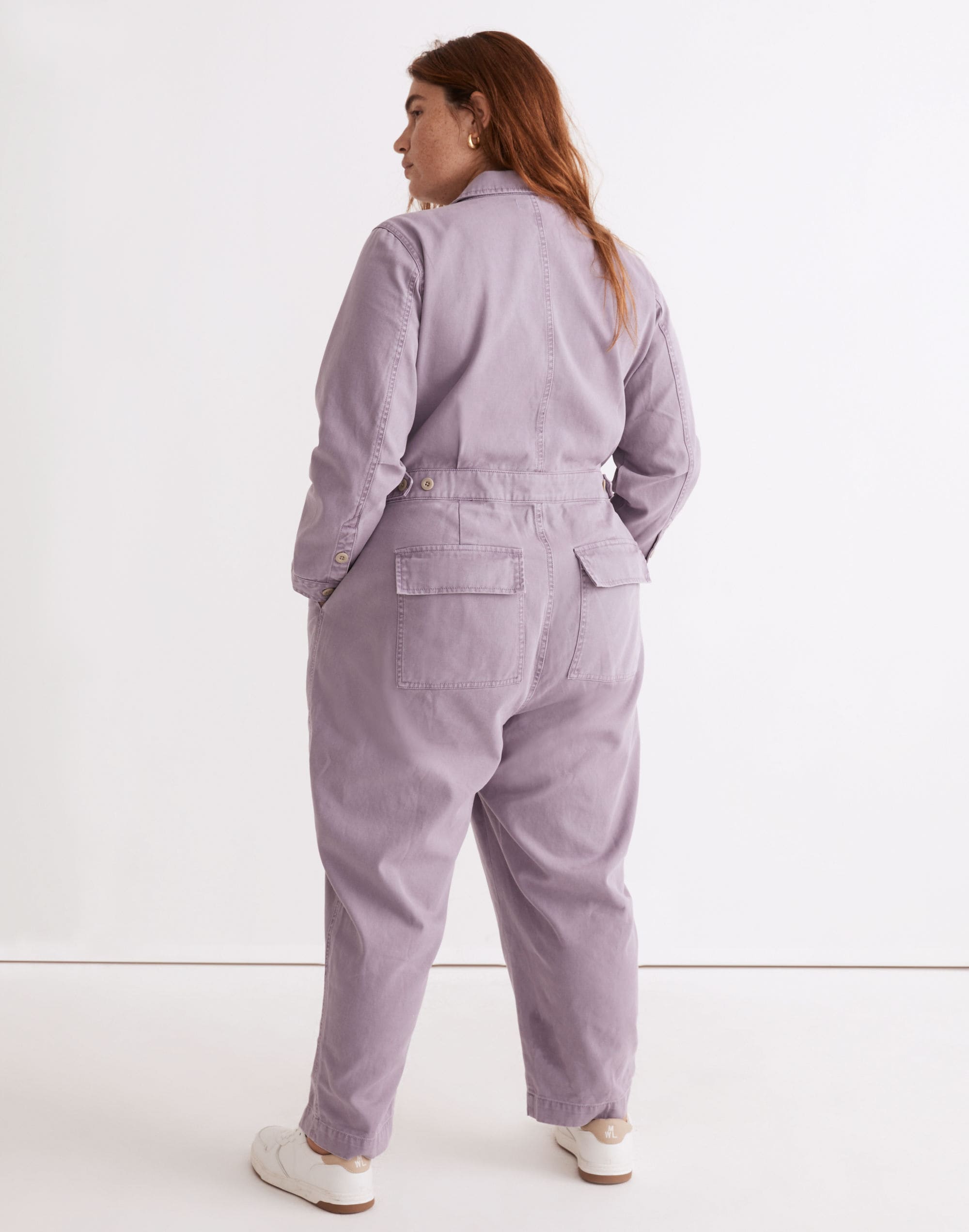 Plus Garment-Dyed Signature Coverall Jumpsuit