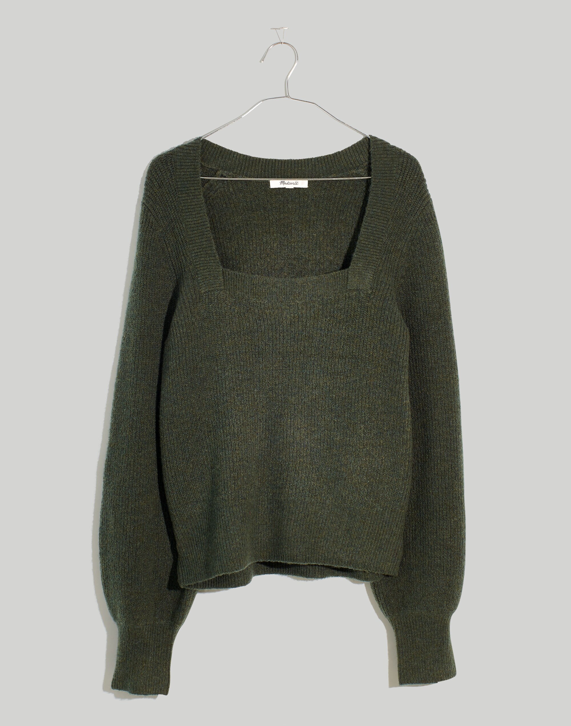 Plus Melwood Square-Neck Pullover Sweater Coziest Yarn | Madewell