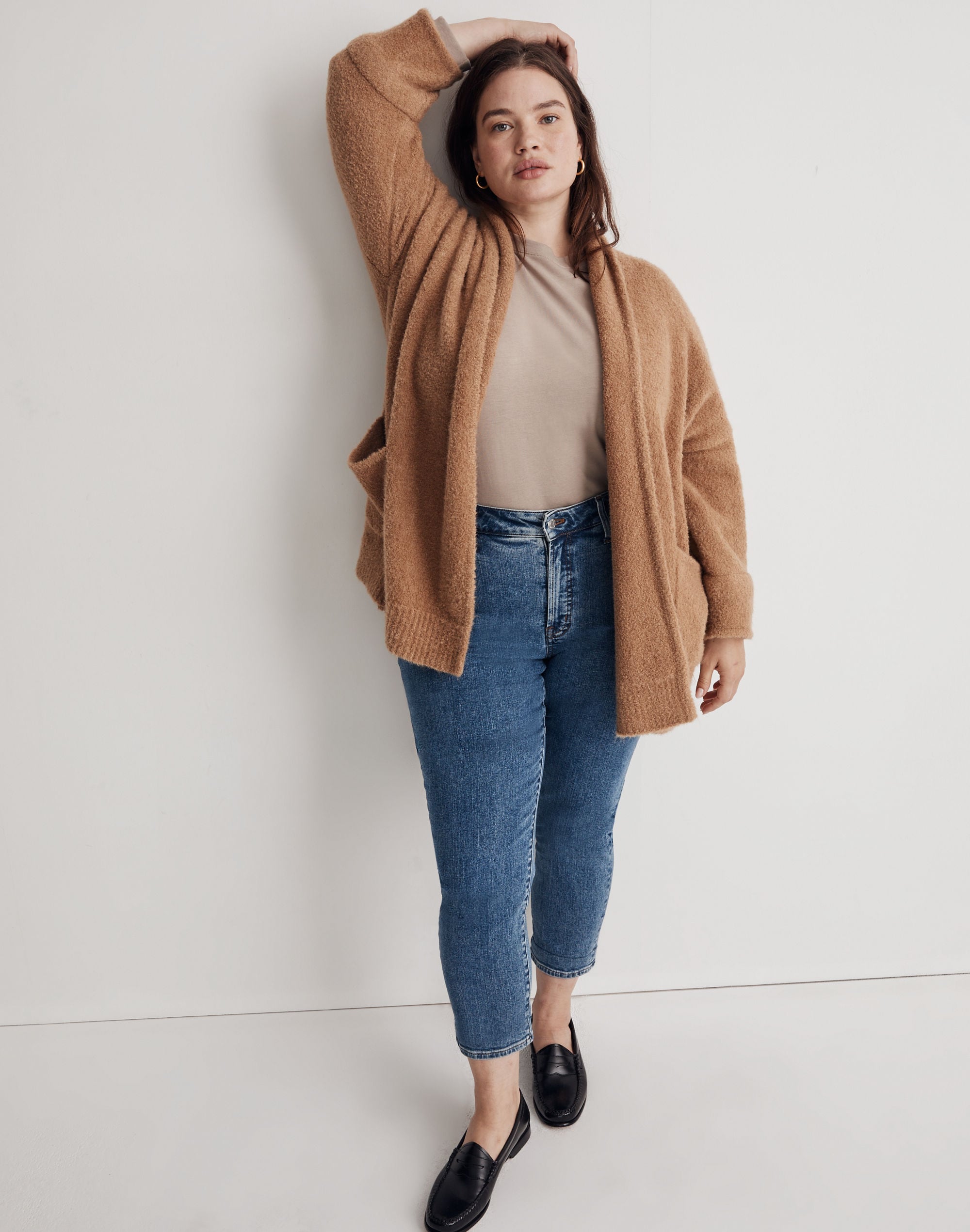 Plus Gallatin Shawl-Collar Cardigan Sweater | Madewell