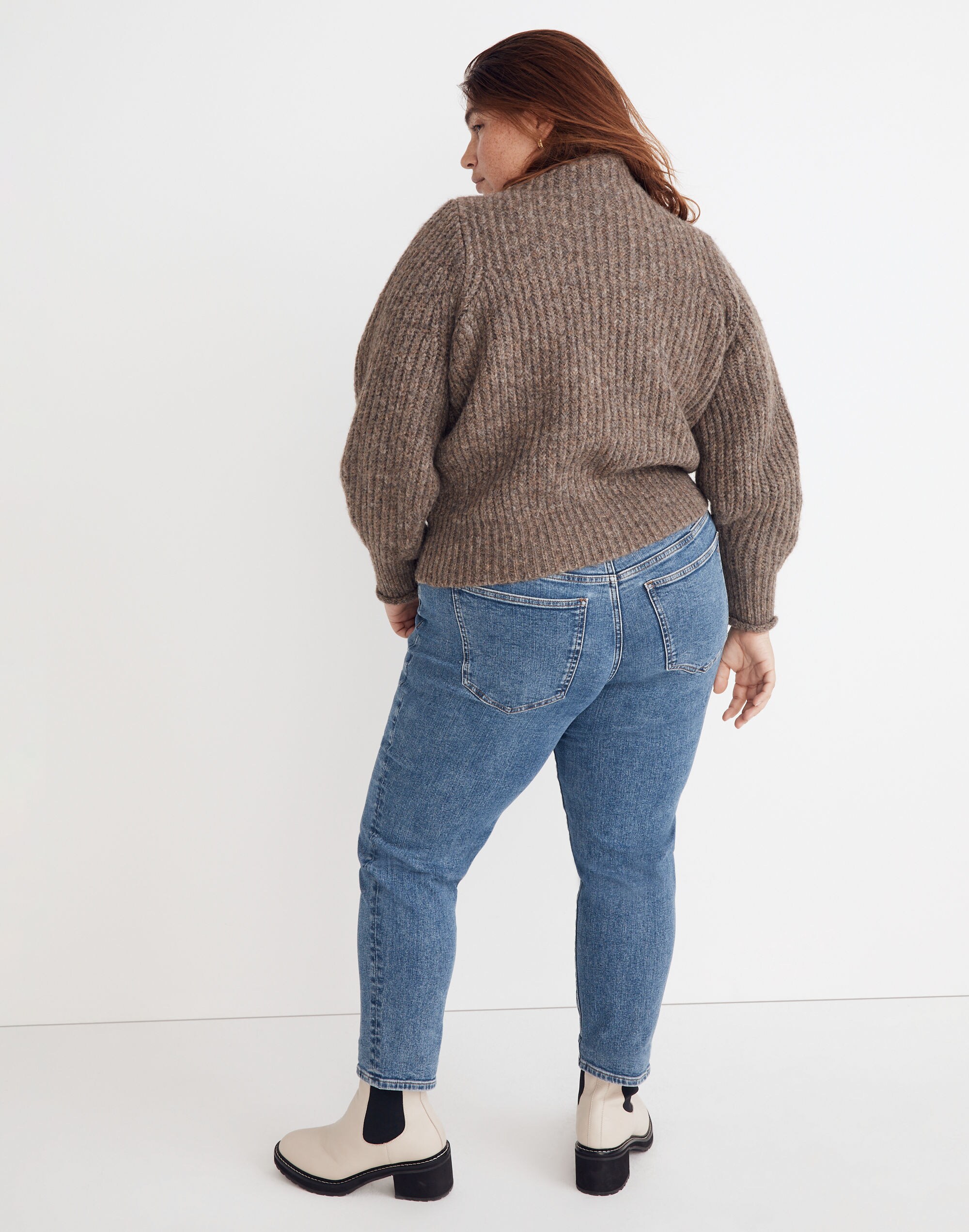 Plus Loretto Mockneck Pullover Sweater | Madewell