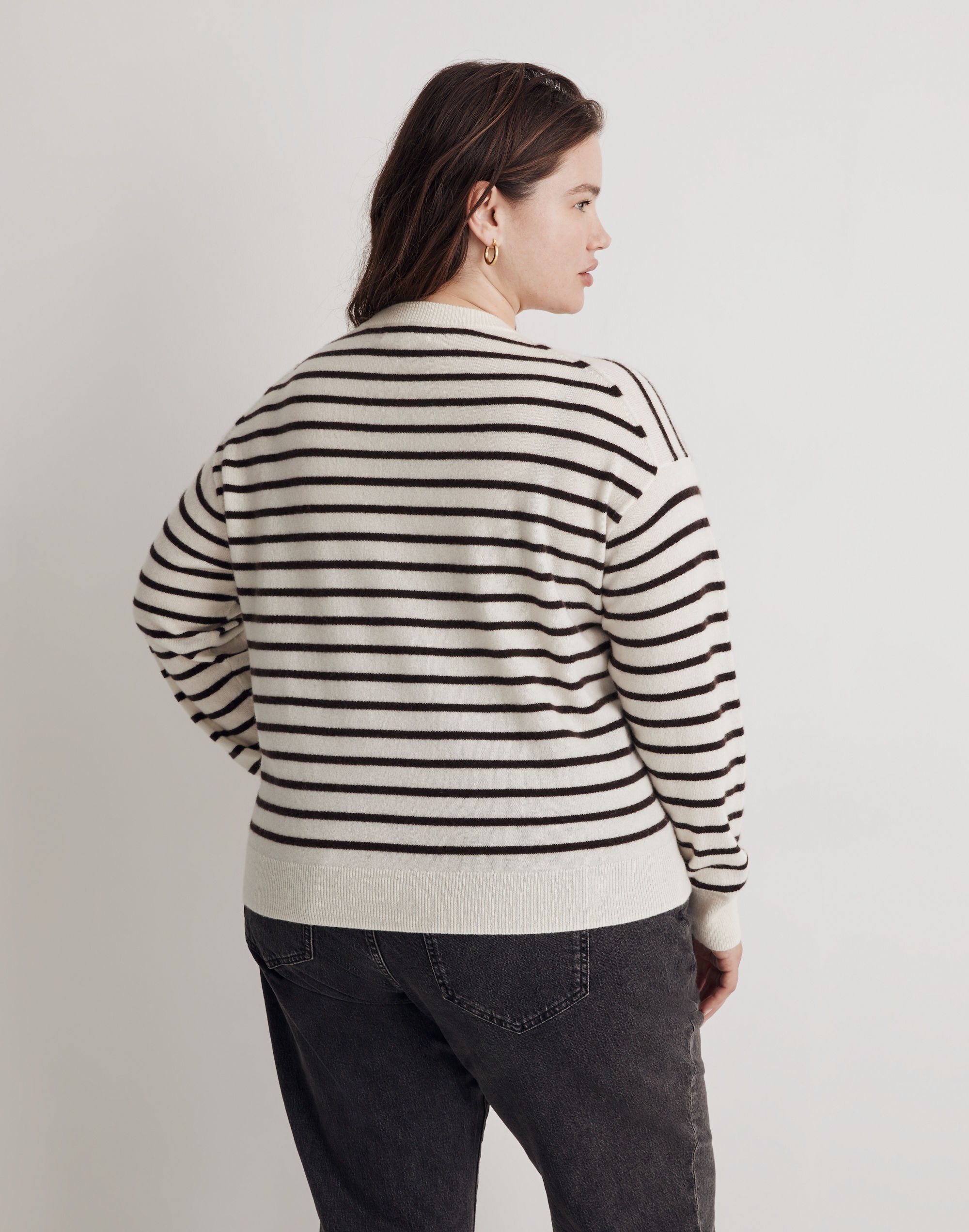 Plus (Re)sponsible Cashmere Relaxed Sweater Stripe | Madewell