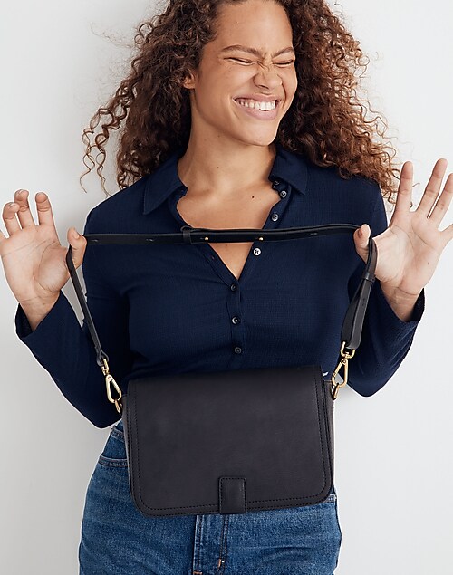 Bag For Love - Letter Graphic Flap Shoulder Bag - Women Shoulder
