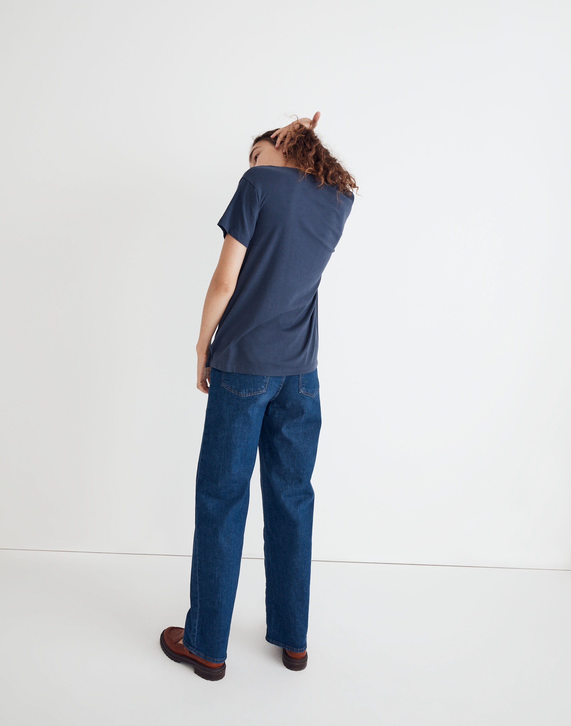 Flying Home to You Softfade Cotton Oversized Tee | Madewell