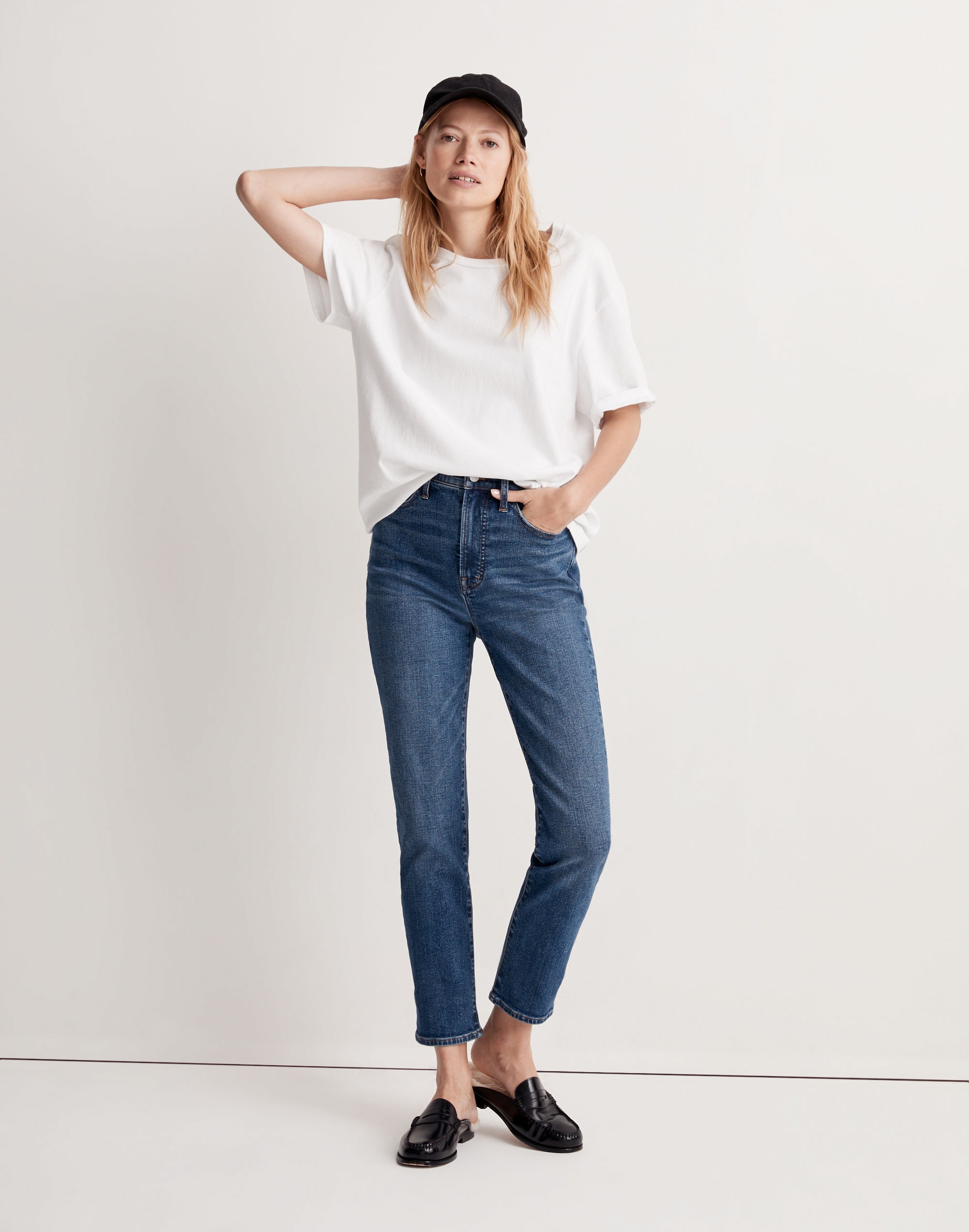 The '90s Straight Jean in Mercer Wash