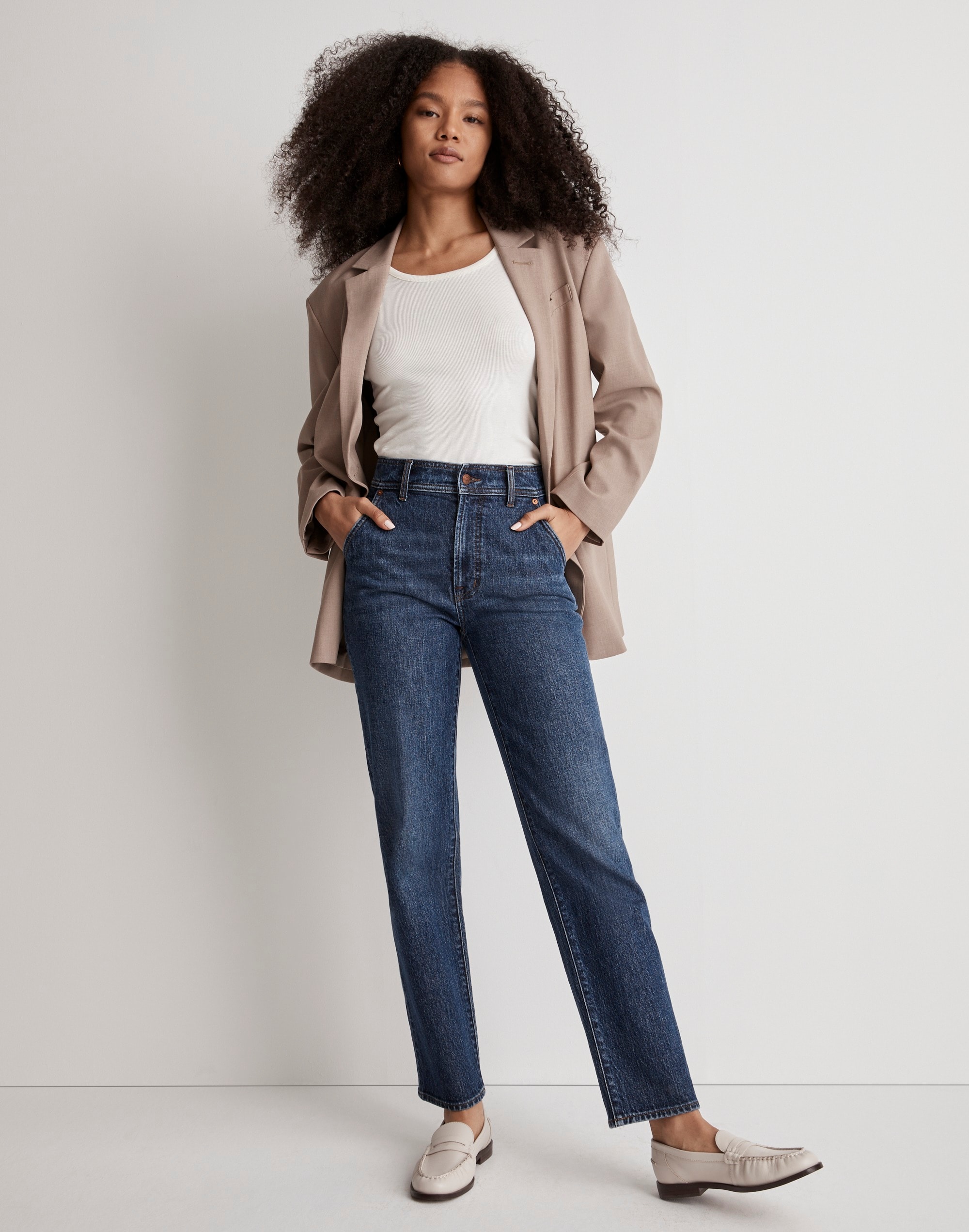 Madewell Normcore Perfect Vintage Straight Jeans with Deep Pockets