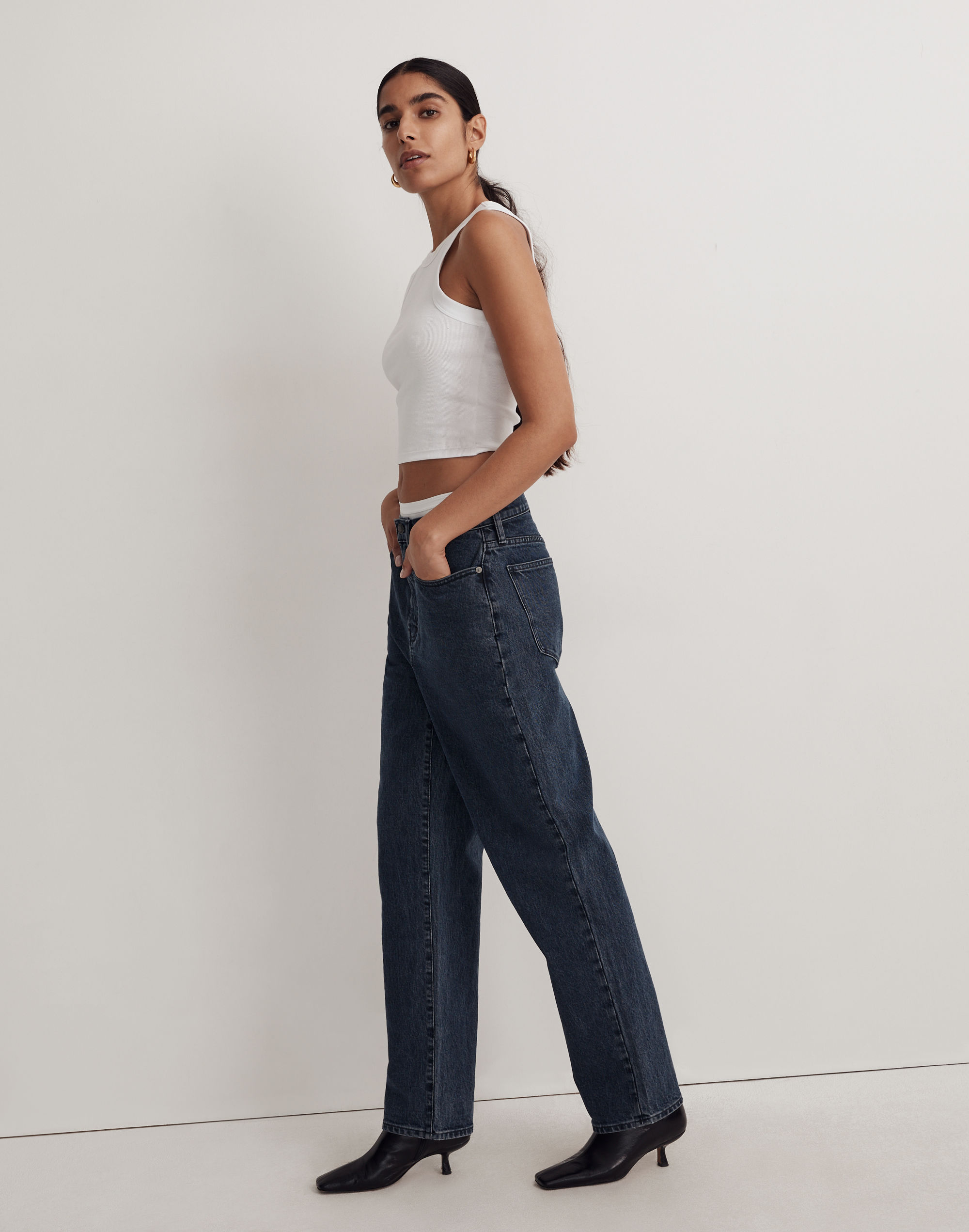 The Dadjean in Charcoal Indigo Wash | Madewell