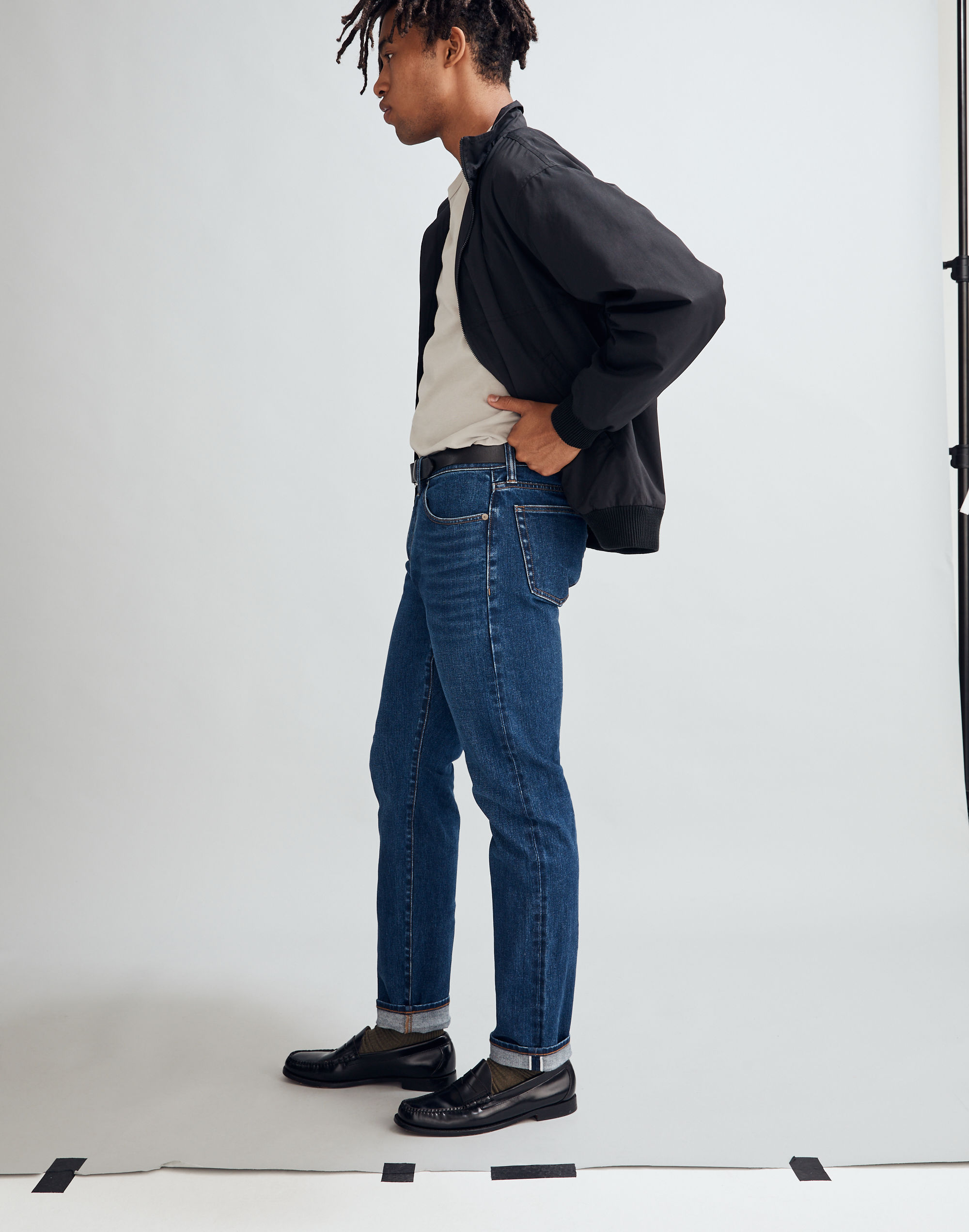 Athletic Slim Selvedge Jeans in Belcourt Wash | Madewell