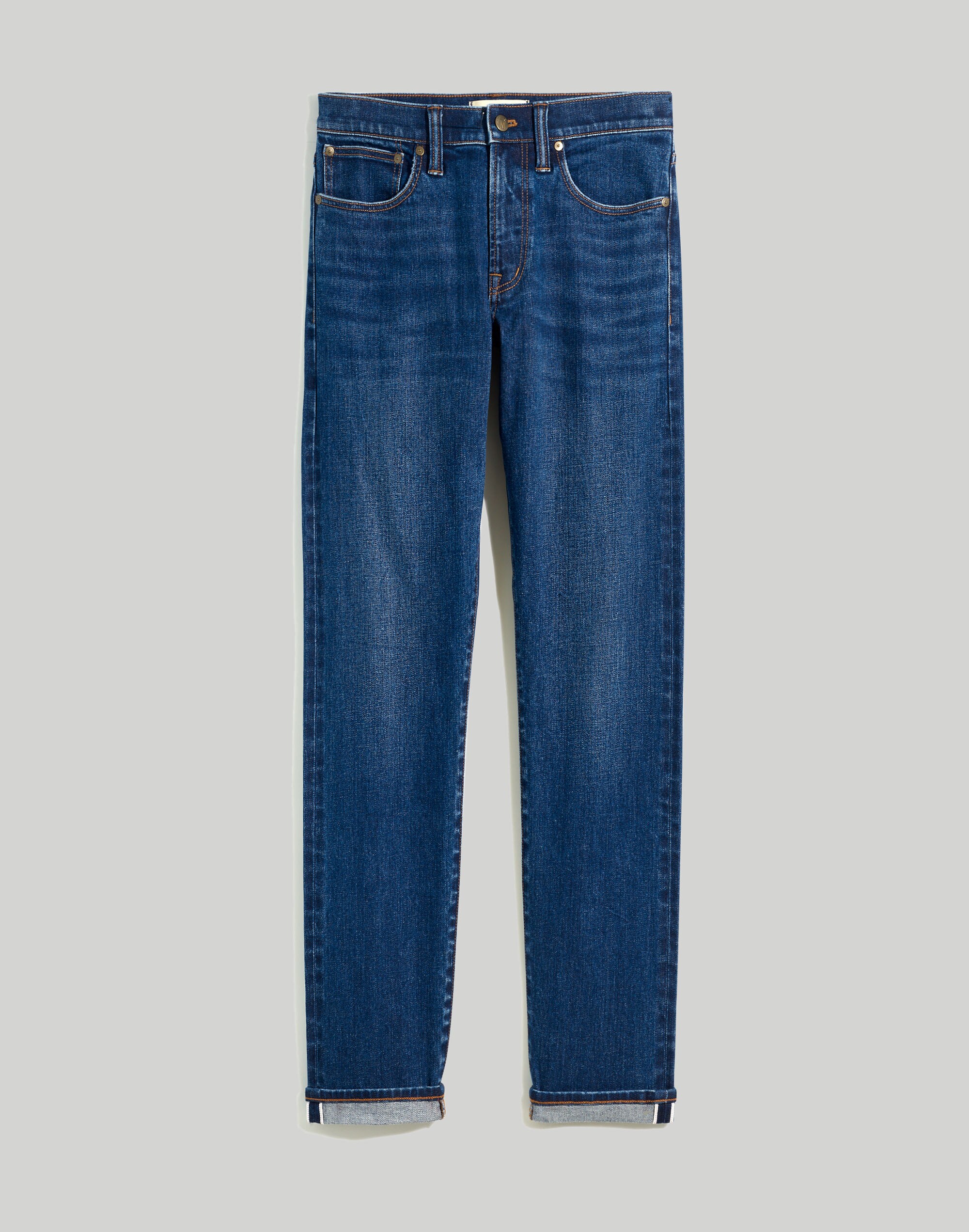 Athletic Slim Selvedge Jeans Belcourt Wash | Madewell