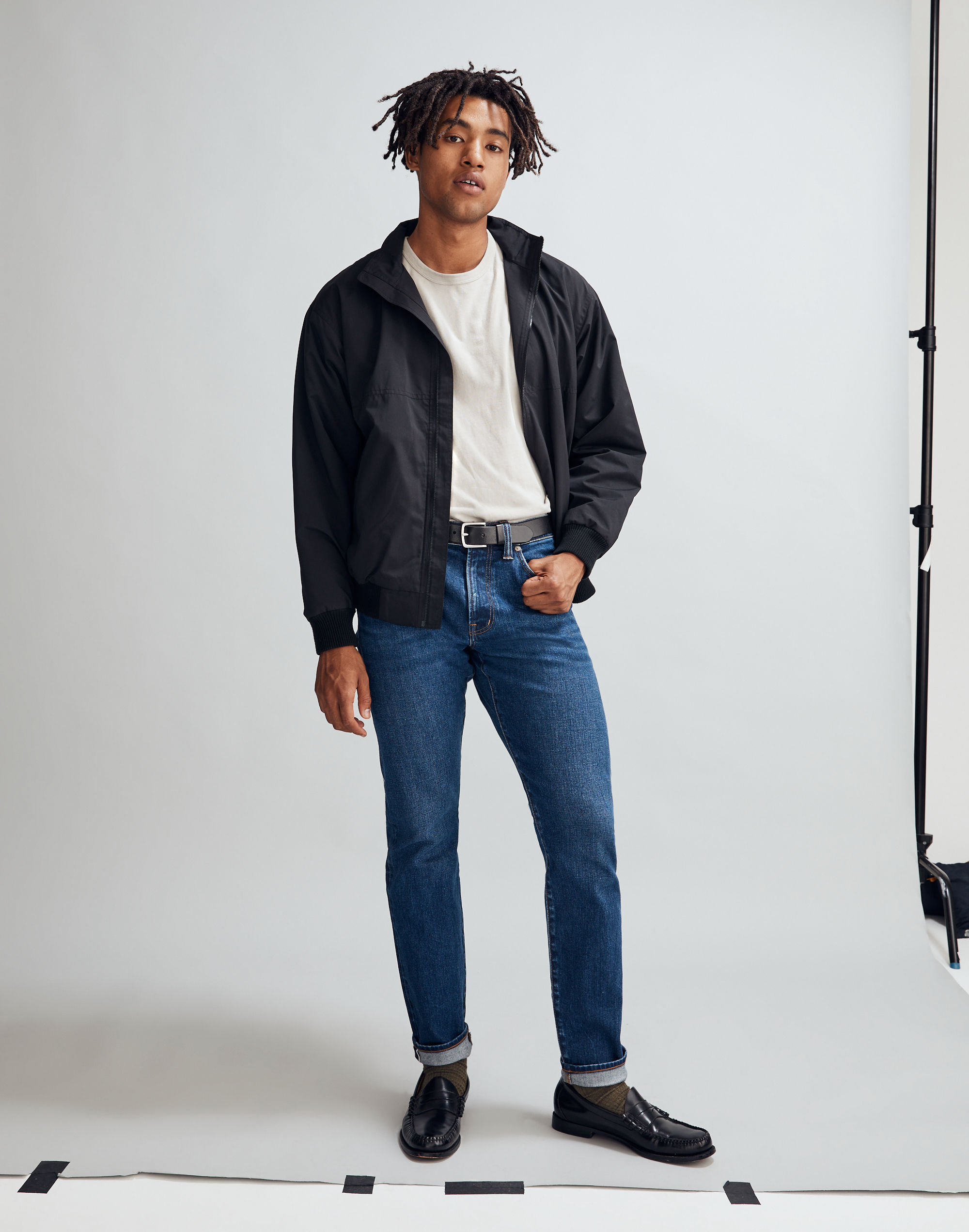 Athletic Slim Selvedge Jeans Belcourt Wash | Madewell