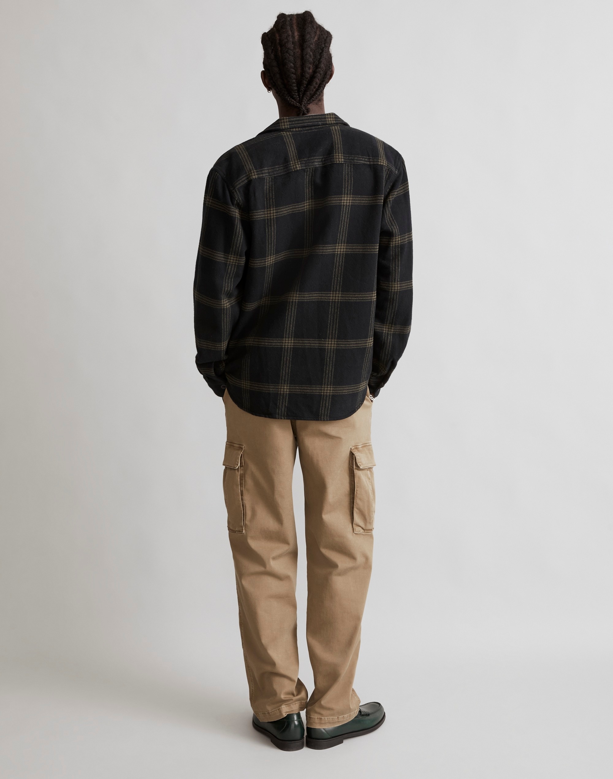 Brushed Flannel Easy Shirt-Jacket