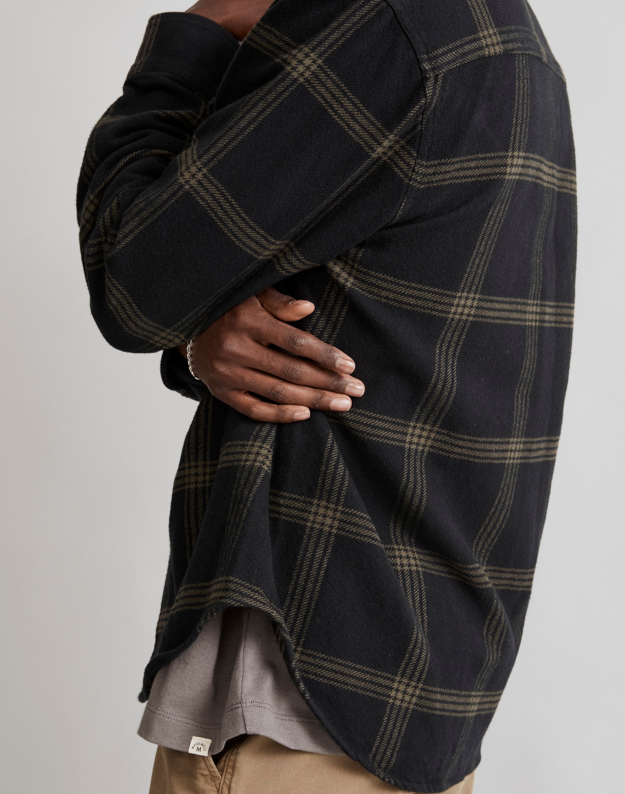 Brushed Flannel Easy Shirt-Jacket