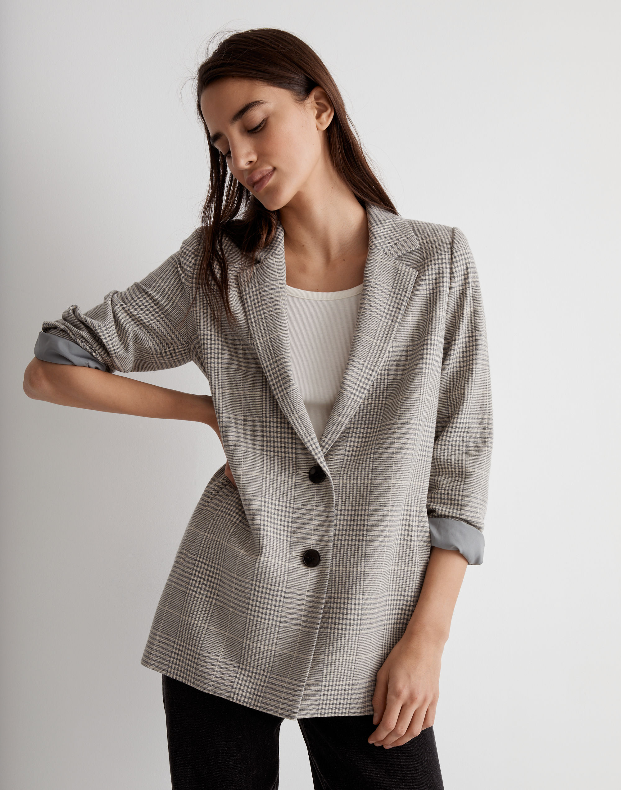 The Dorset Blazer Galloway Plaid | Madewell