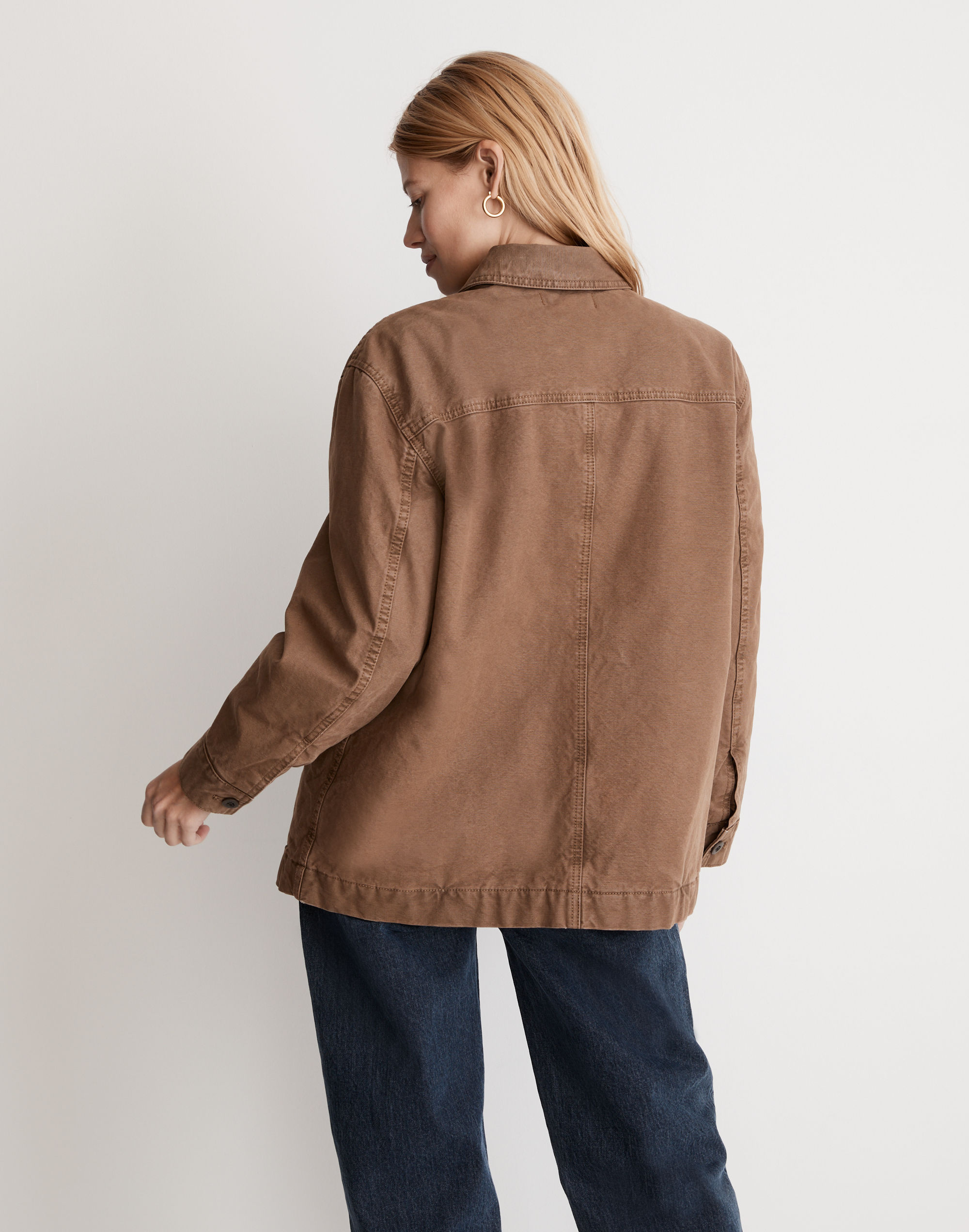 Garment-Dyed Crockett Canvas Jacket