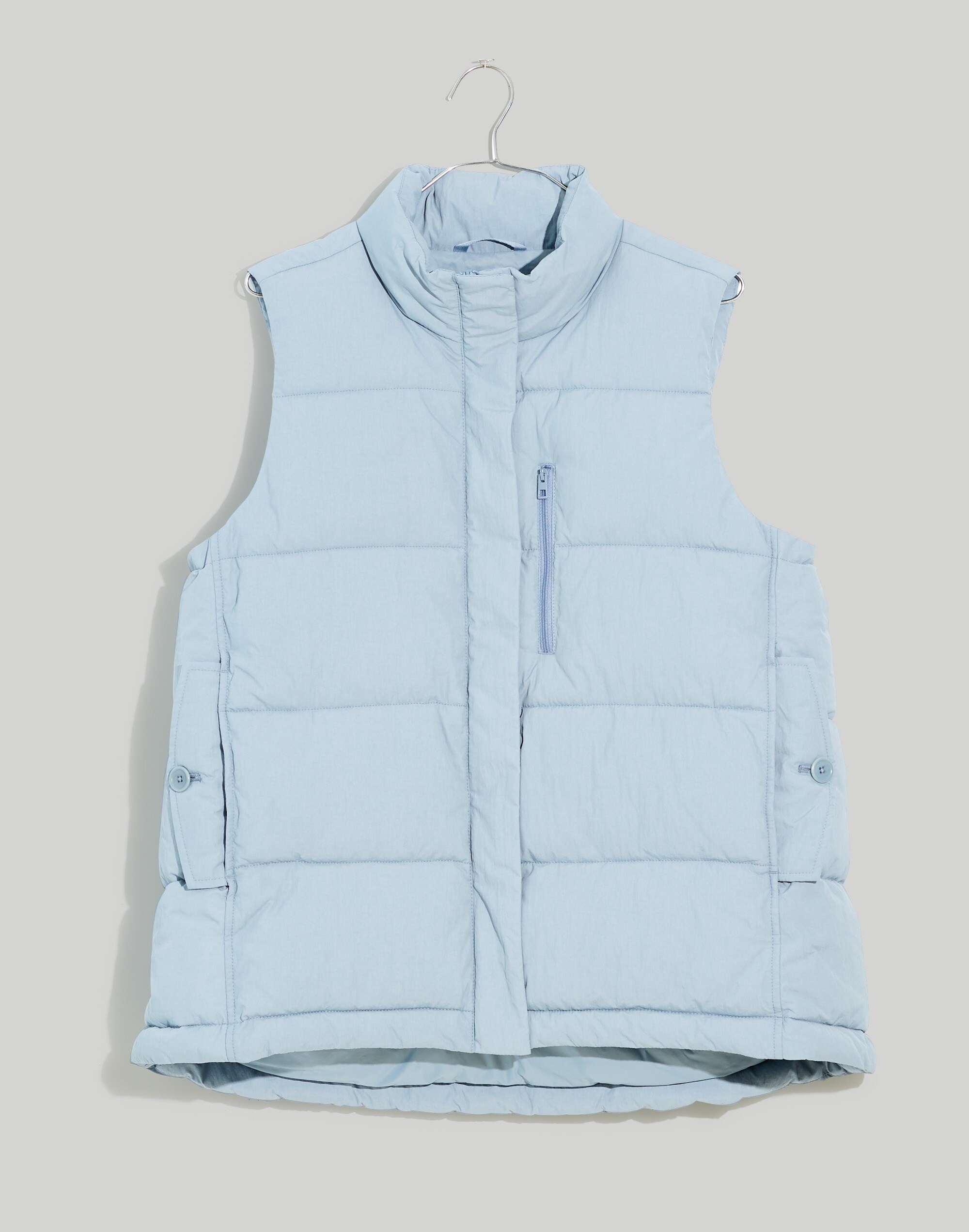 Textured Nylon Puffer Vest | Madewell