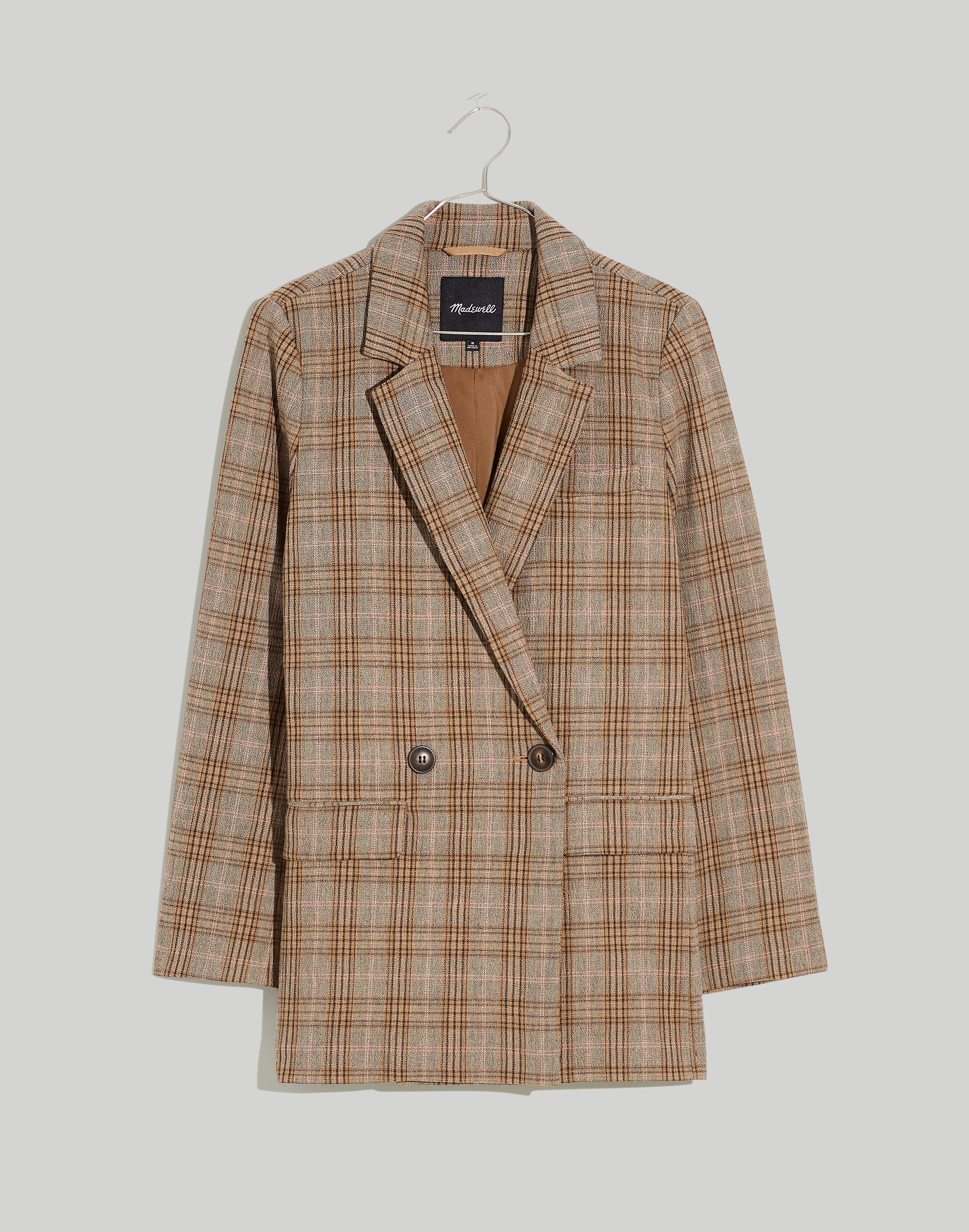 Caldwell Double-Breasted Blazer in Wardlow Plaid