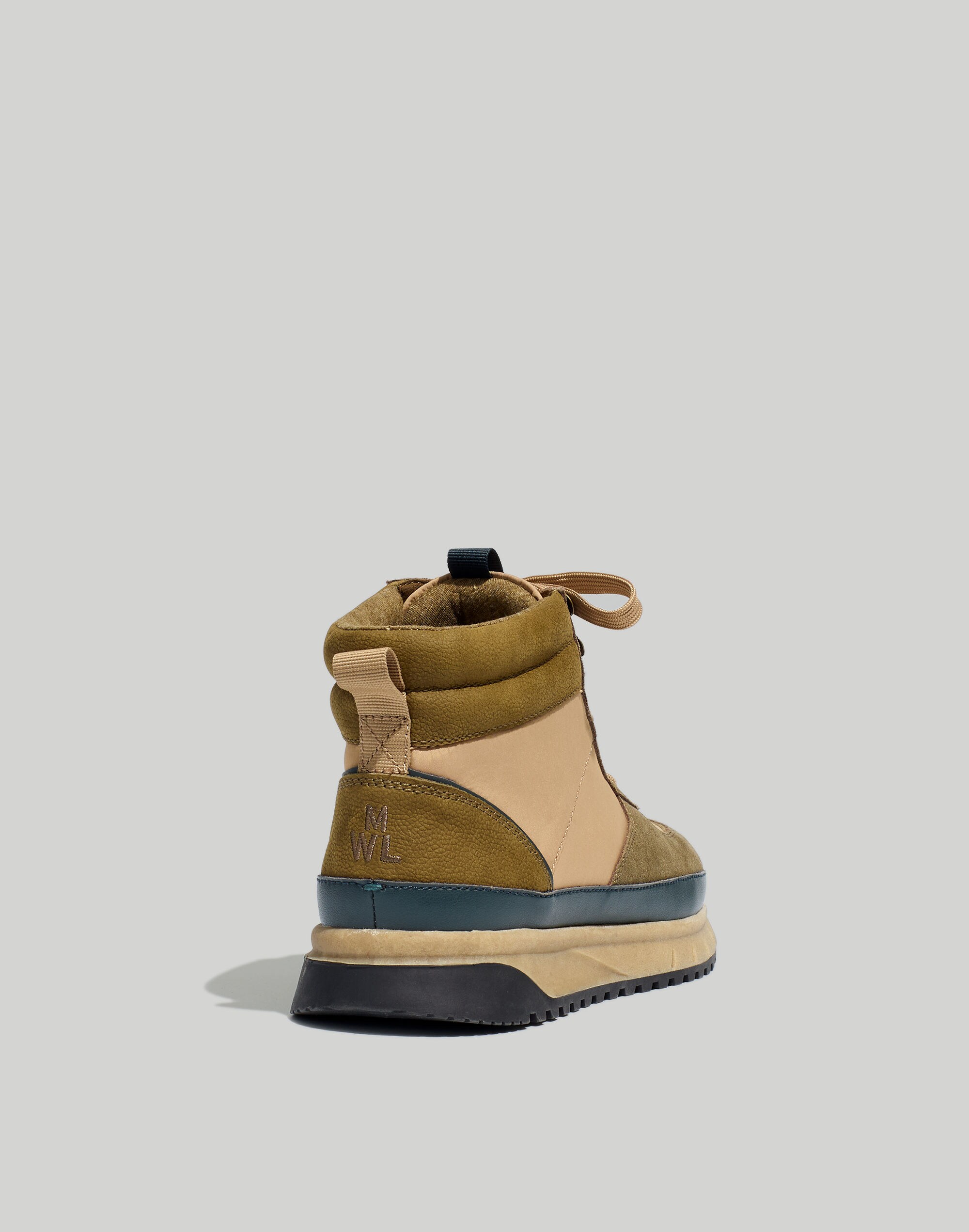 The Sneaker Boot Nylon and Suede | Madewell