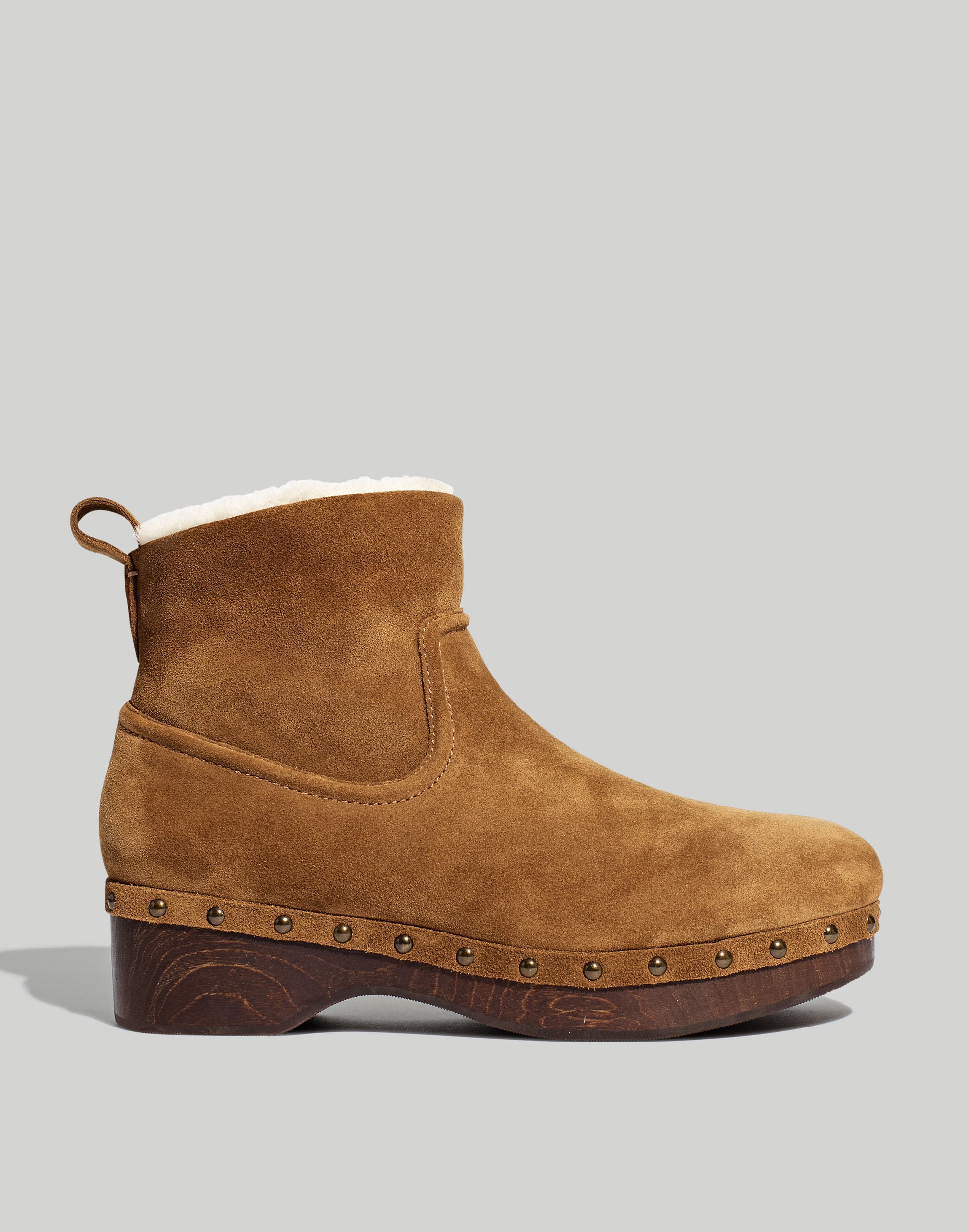 The Marceline Clog Boot Shearling | Madewell