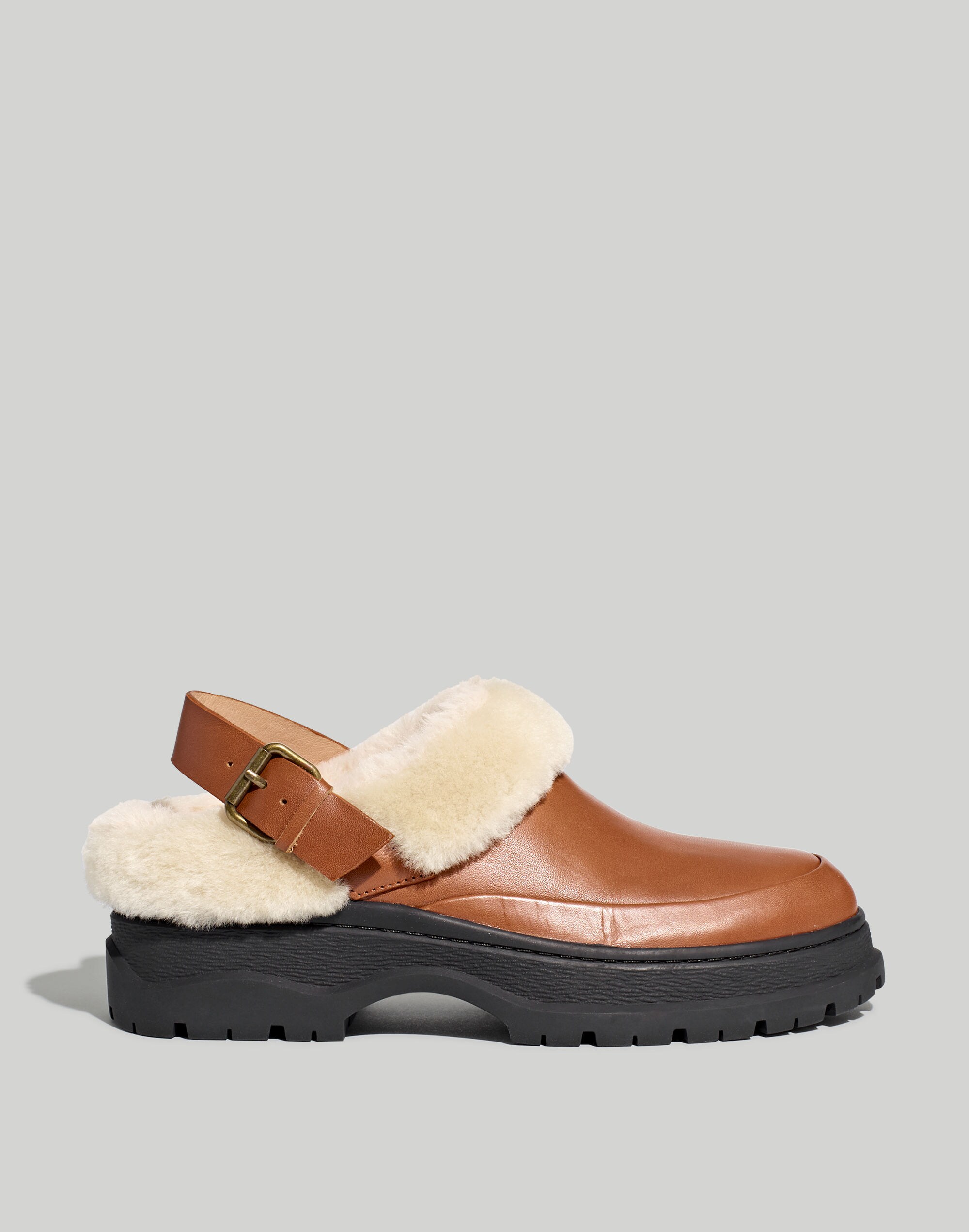 The Shearling Sigrid Slingback Mule | Madewell