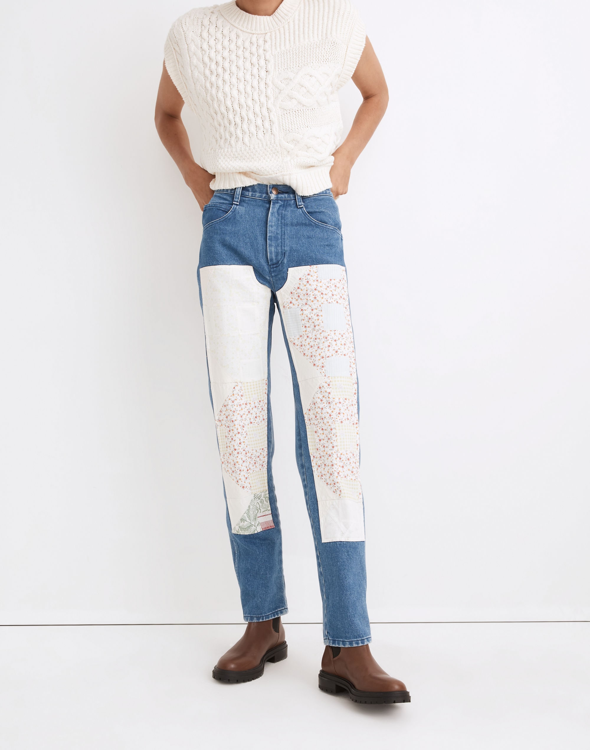 Carleen Patchwork Jeans