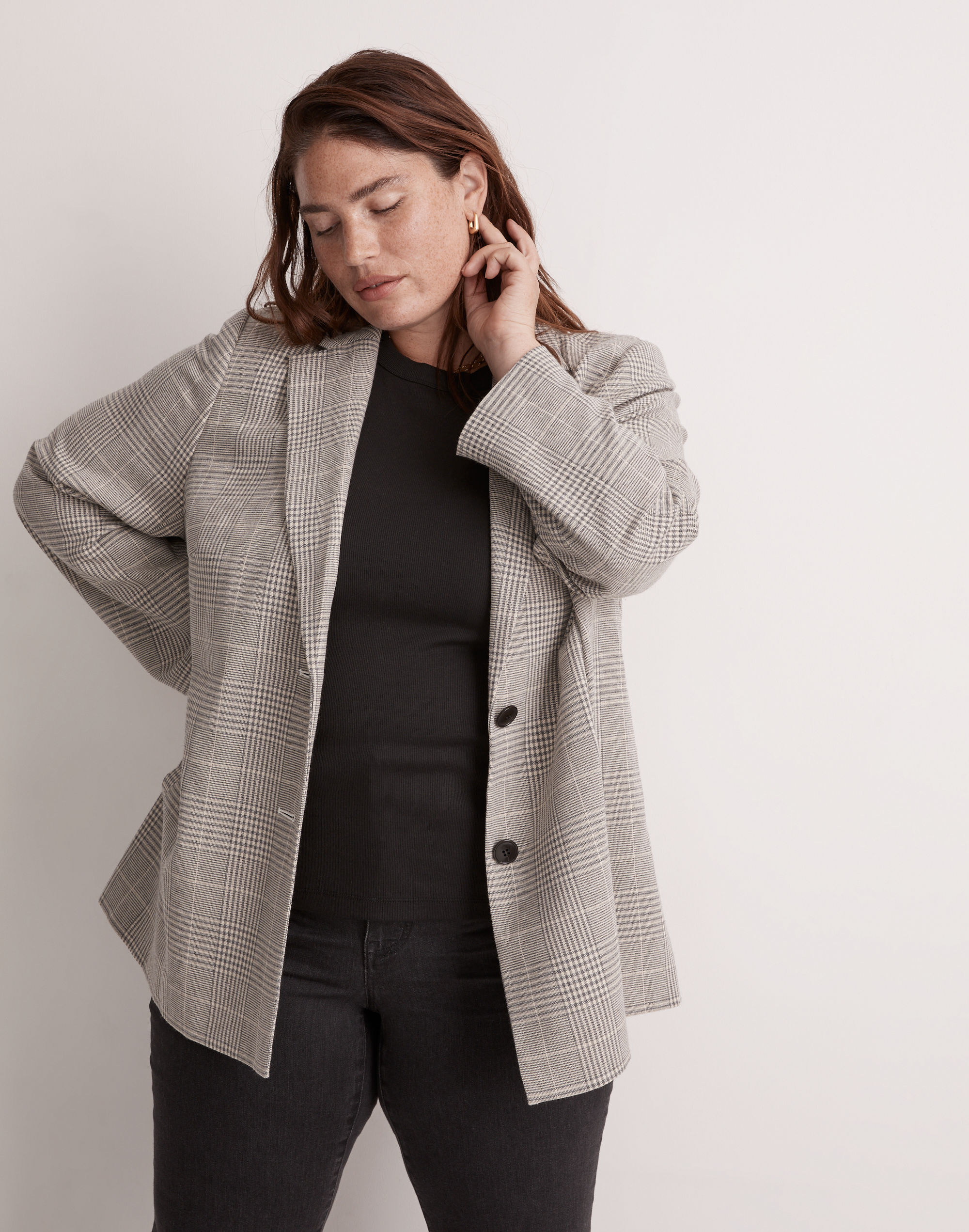 The Plus Dorset Blazer Galloway Plaid | Madewell