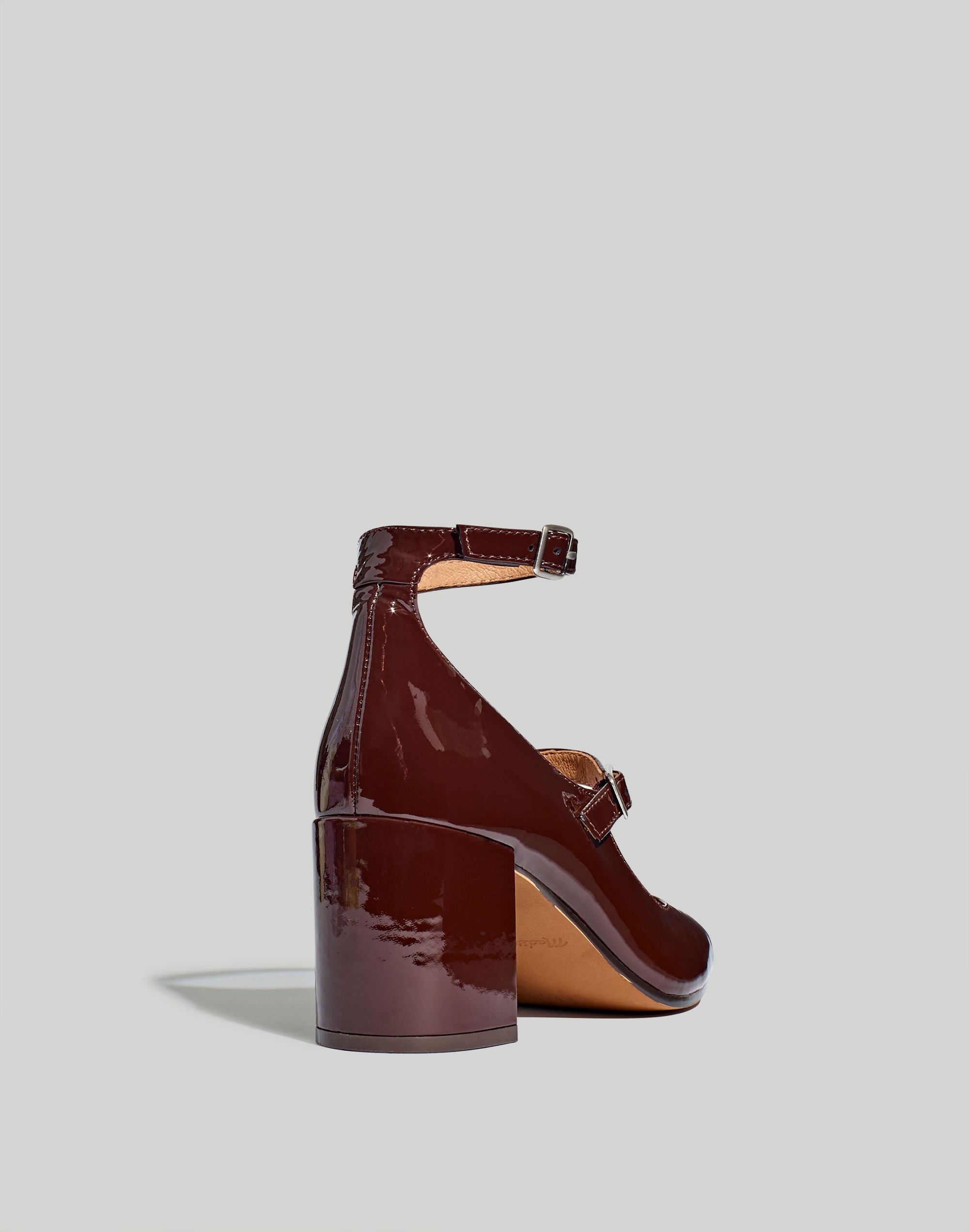 The Maddie Heeled Mary Jane in Patent Leather | Madewell