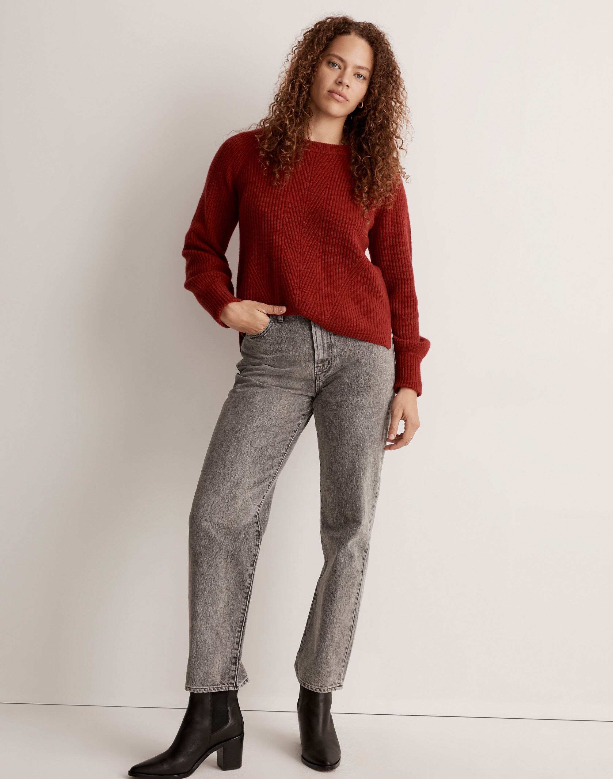 (Re)sourced Cashmere Fisherman Sweater | Madewell