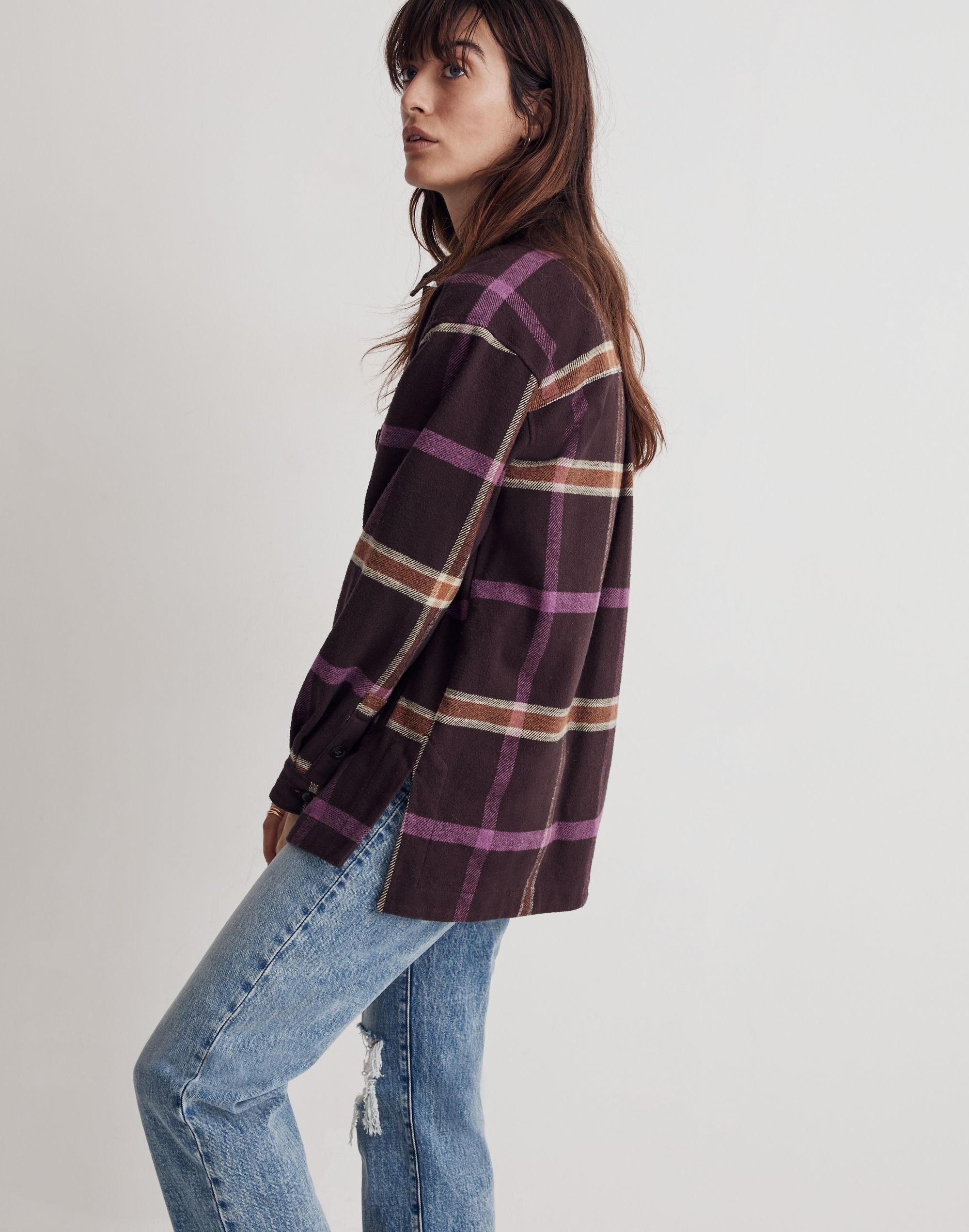 Rigby Shirt-Jacket in Plaid | Madewell