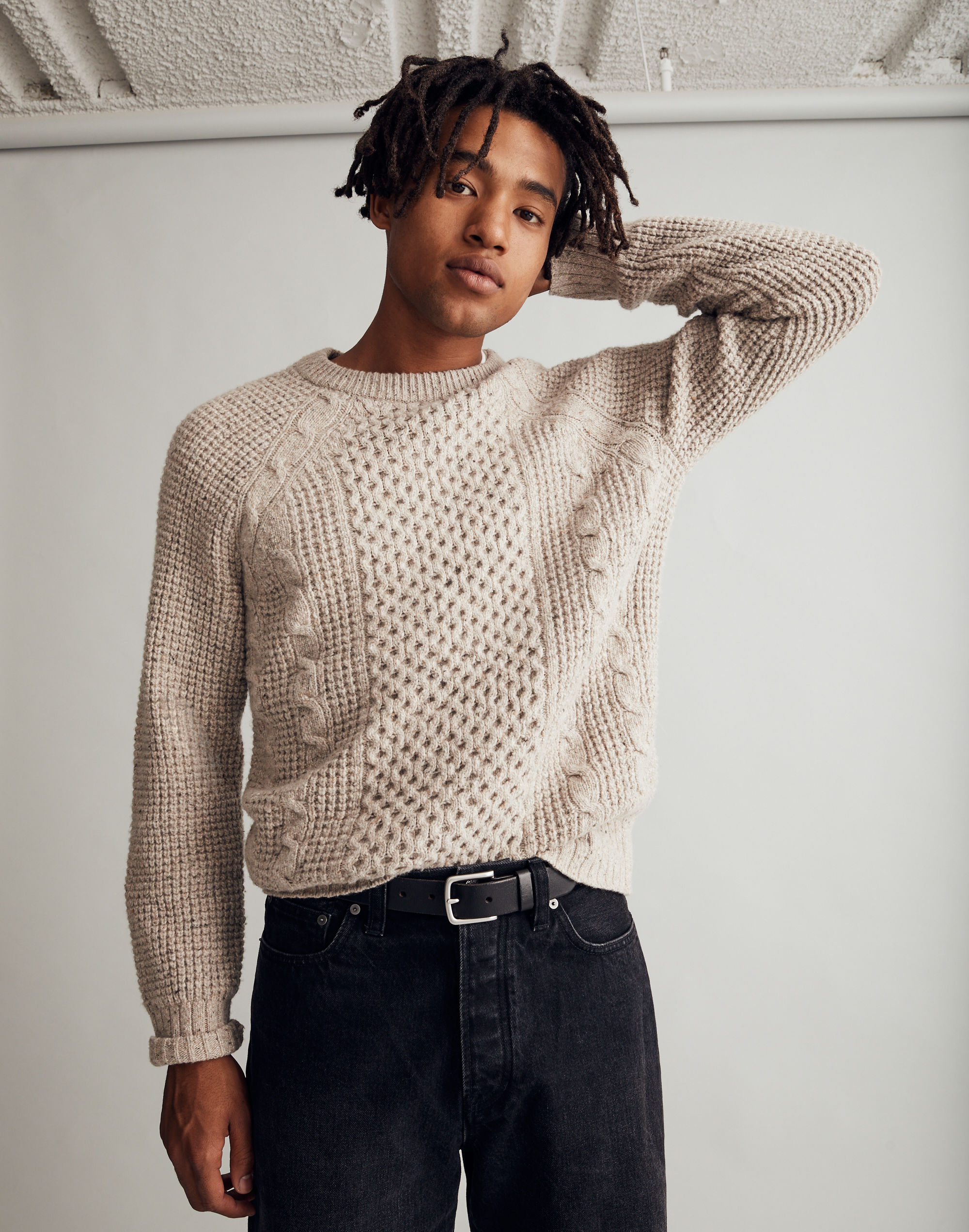 Cableknit Fisherman Sweater | Madewell