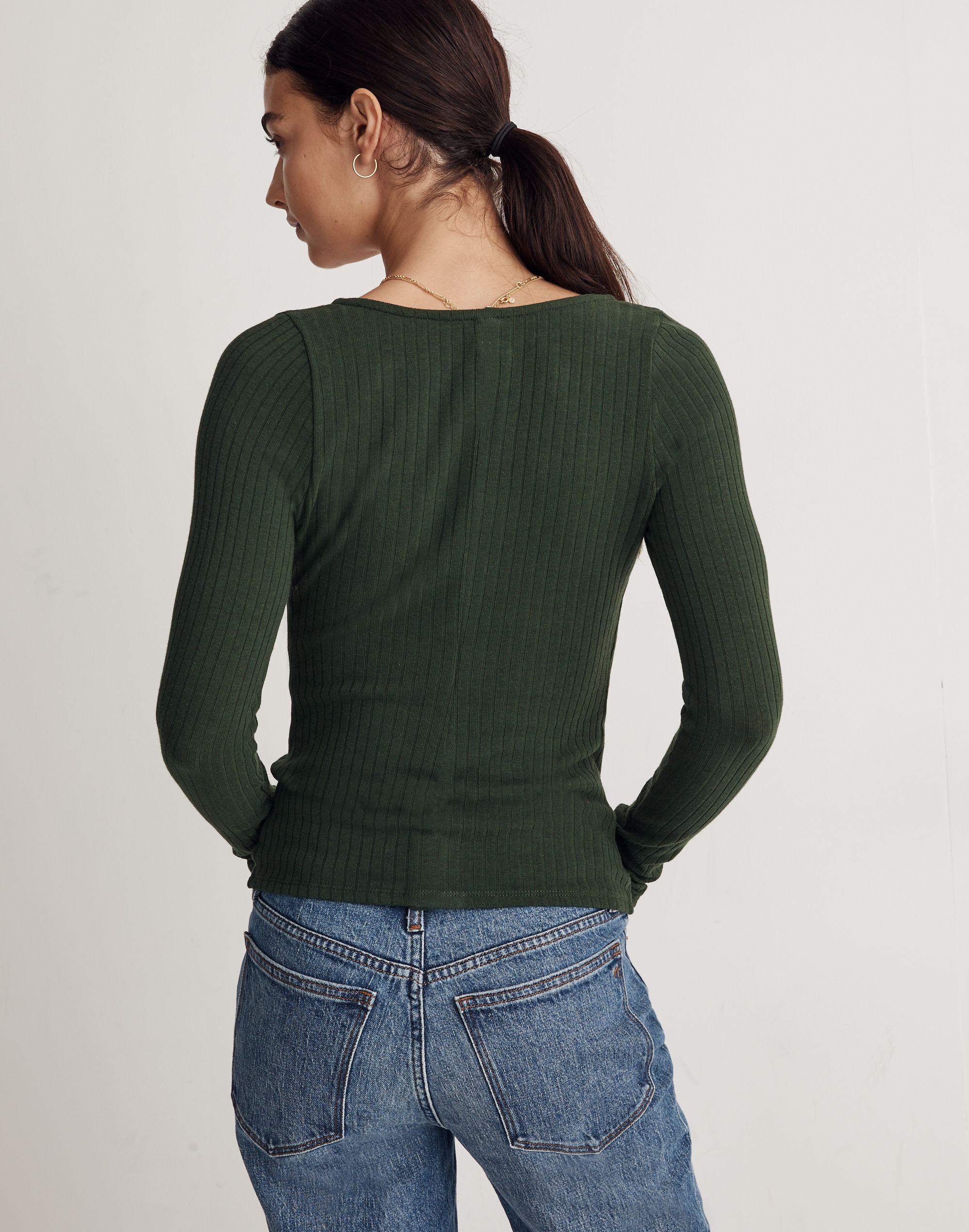 Ribbed Sweetheart Top | Madewell