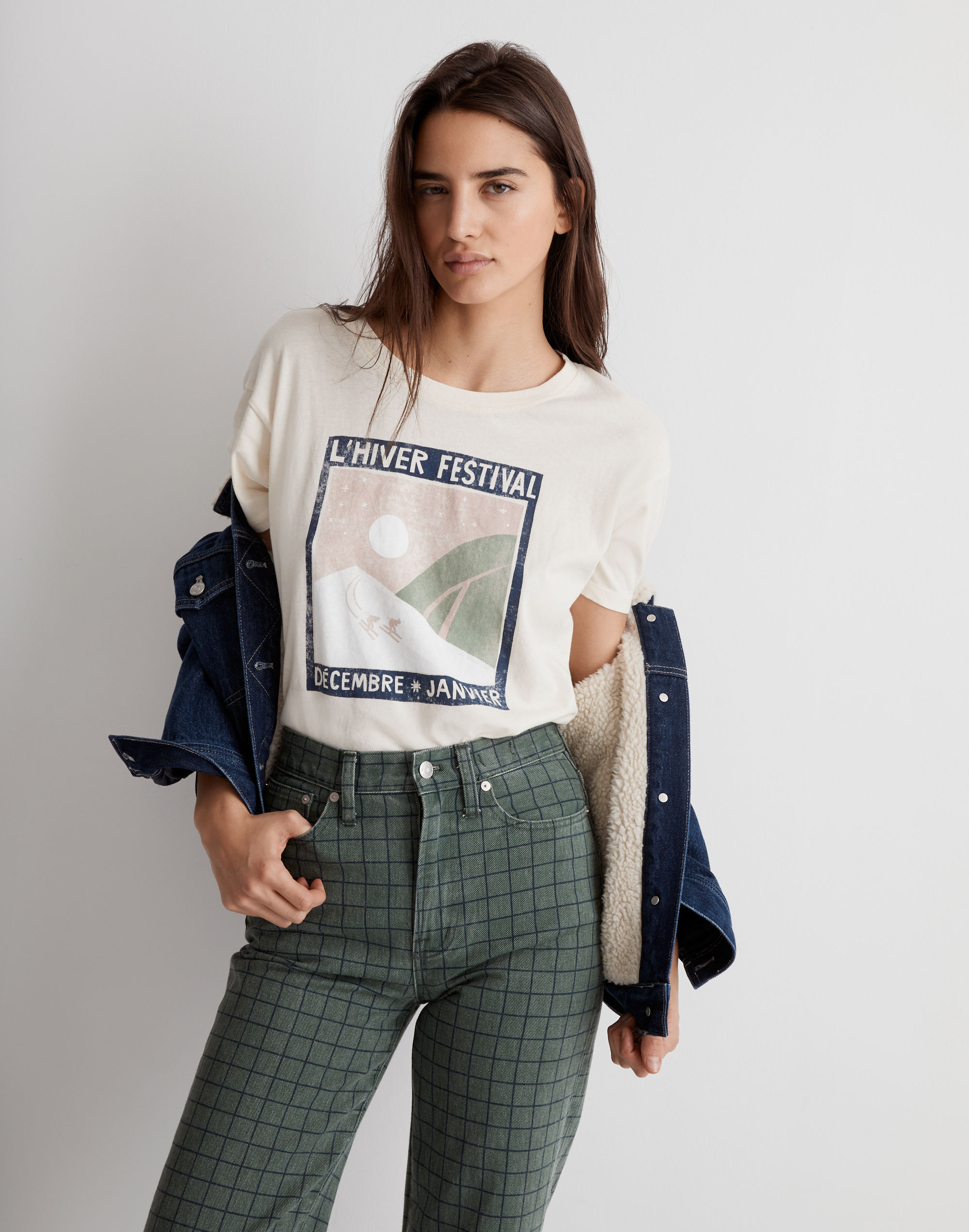 L'hiver Softfade Cotton Oversized Tee | Madewell