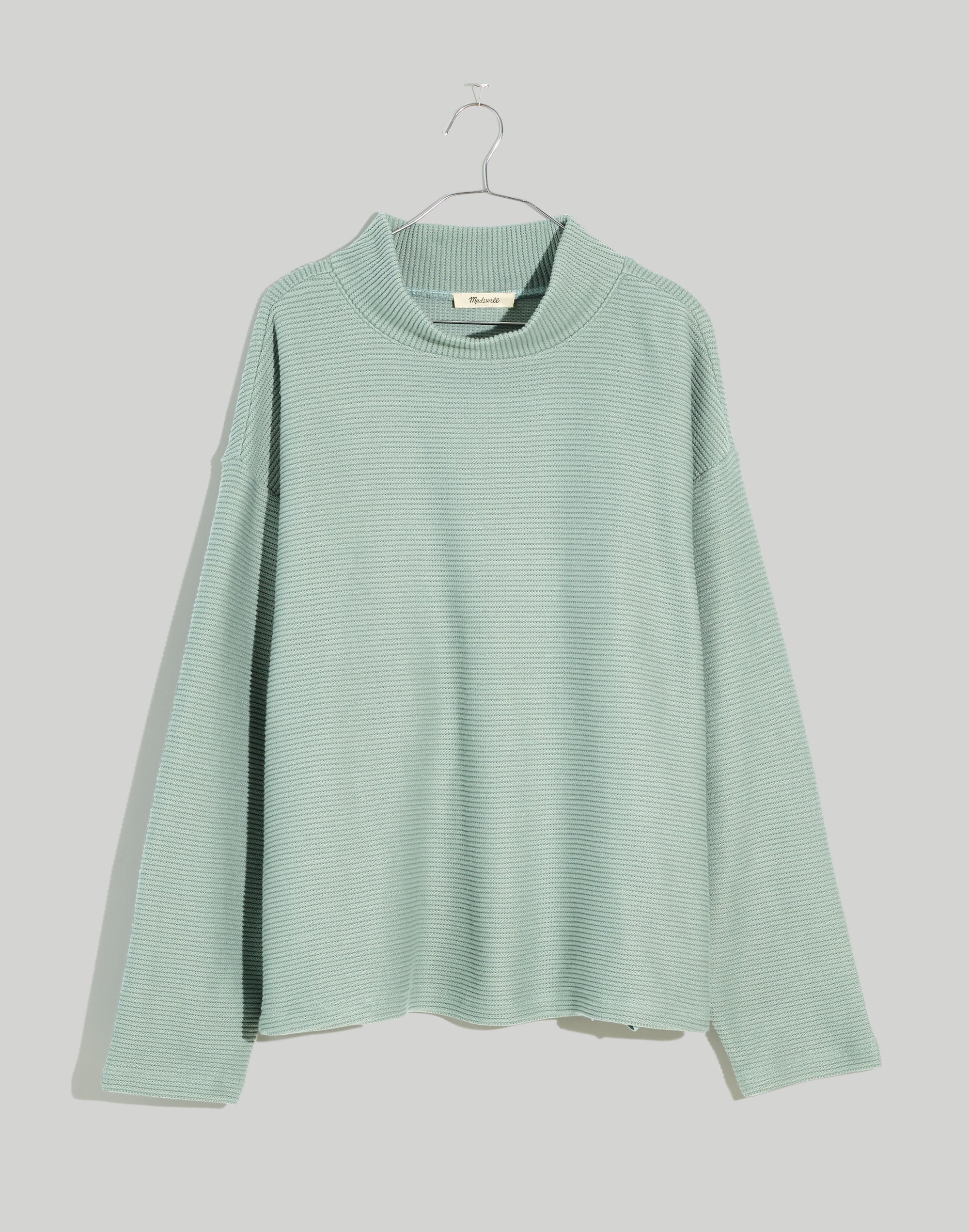 Funnelneck Drop-Shoulder Top | Madewell