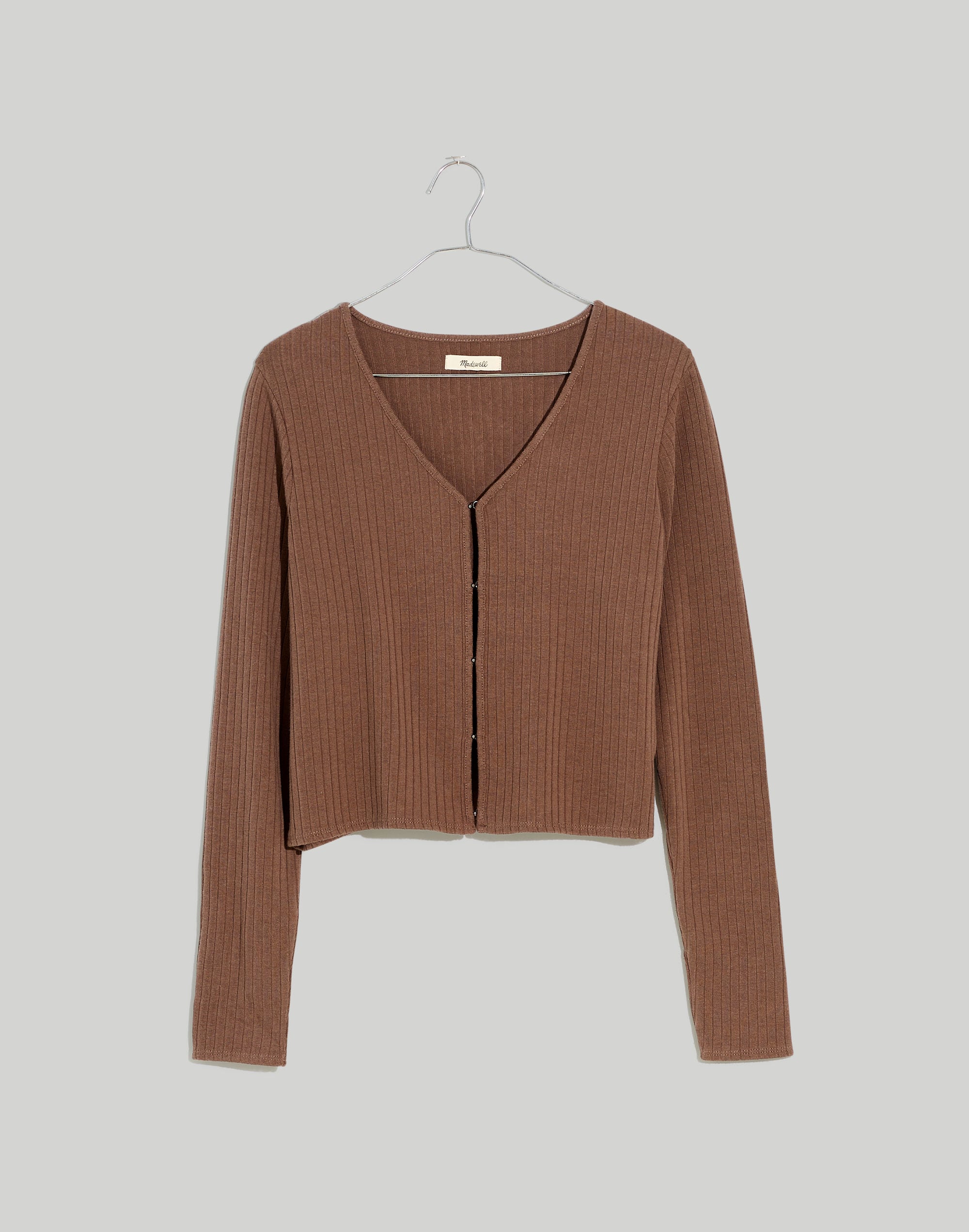 Ribbed Crop Cardigan