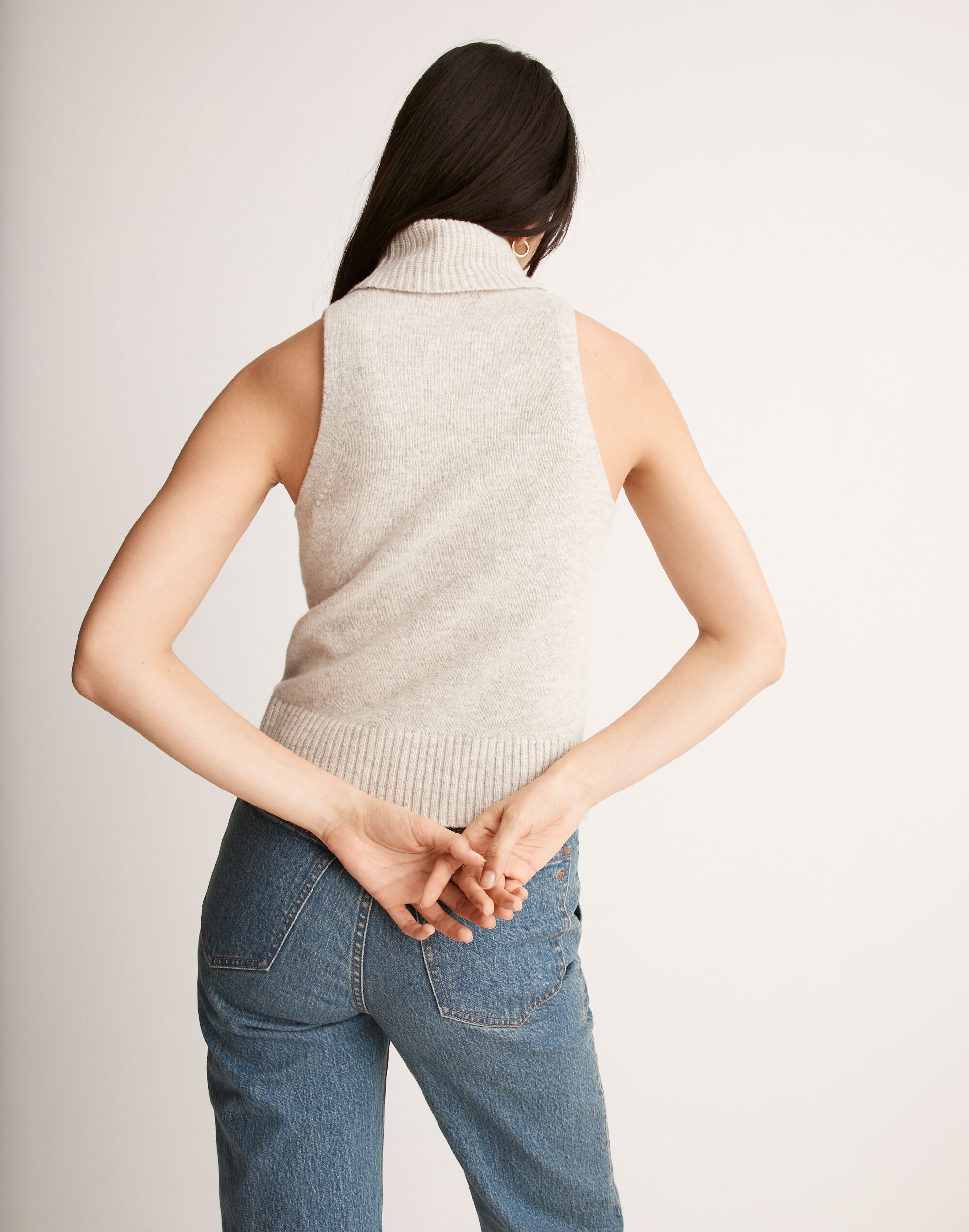 madewell sleeveless turtleneck