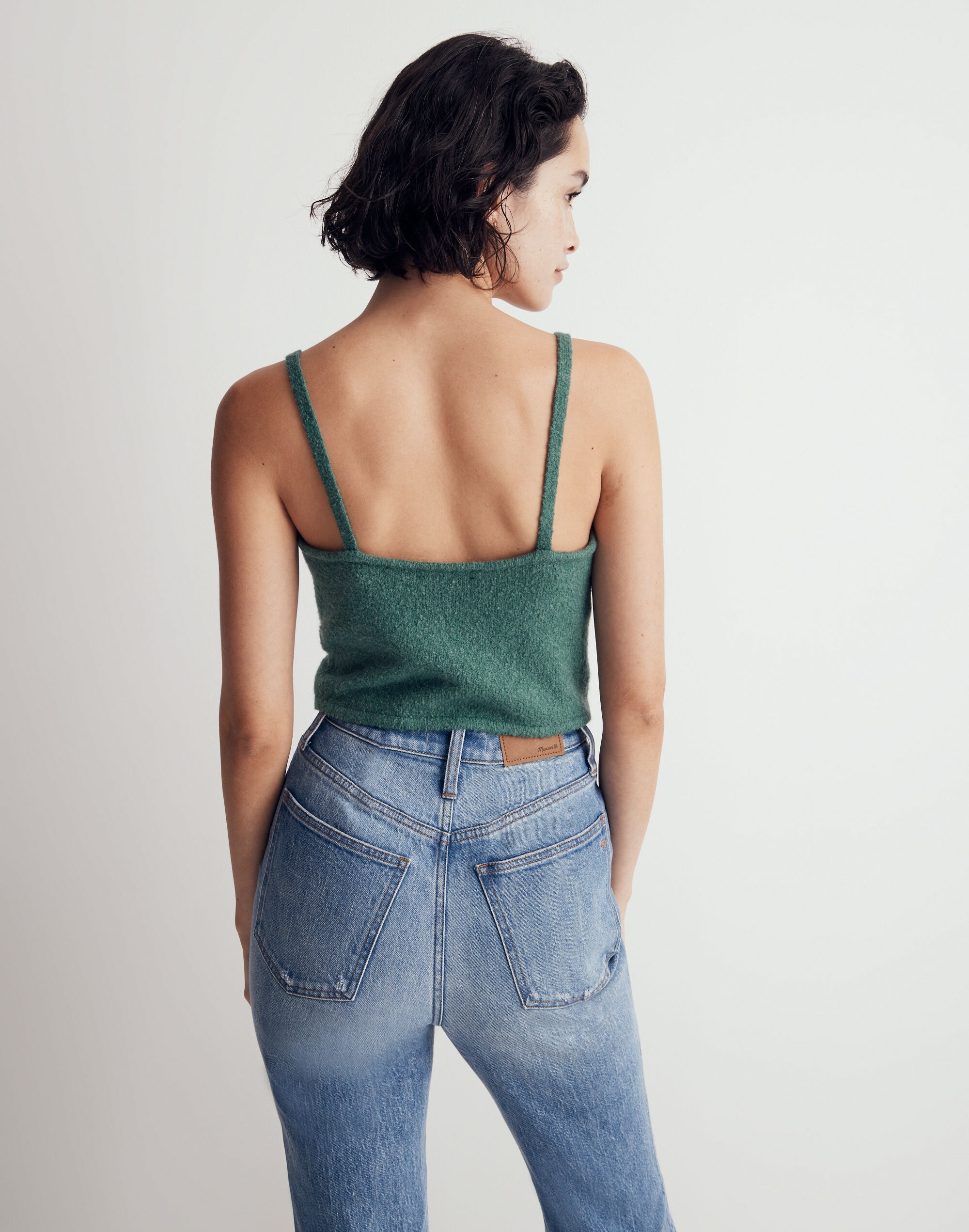 Mapleton Crop Sweater Tank | Madewell