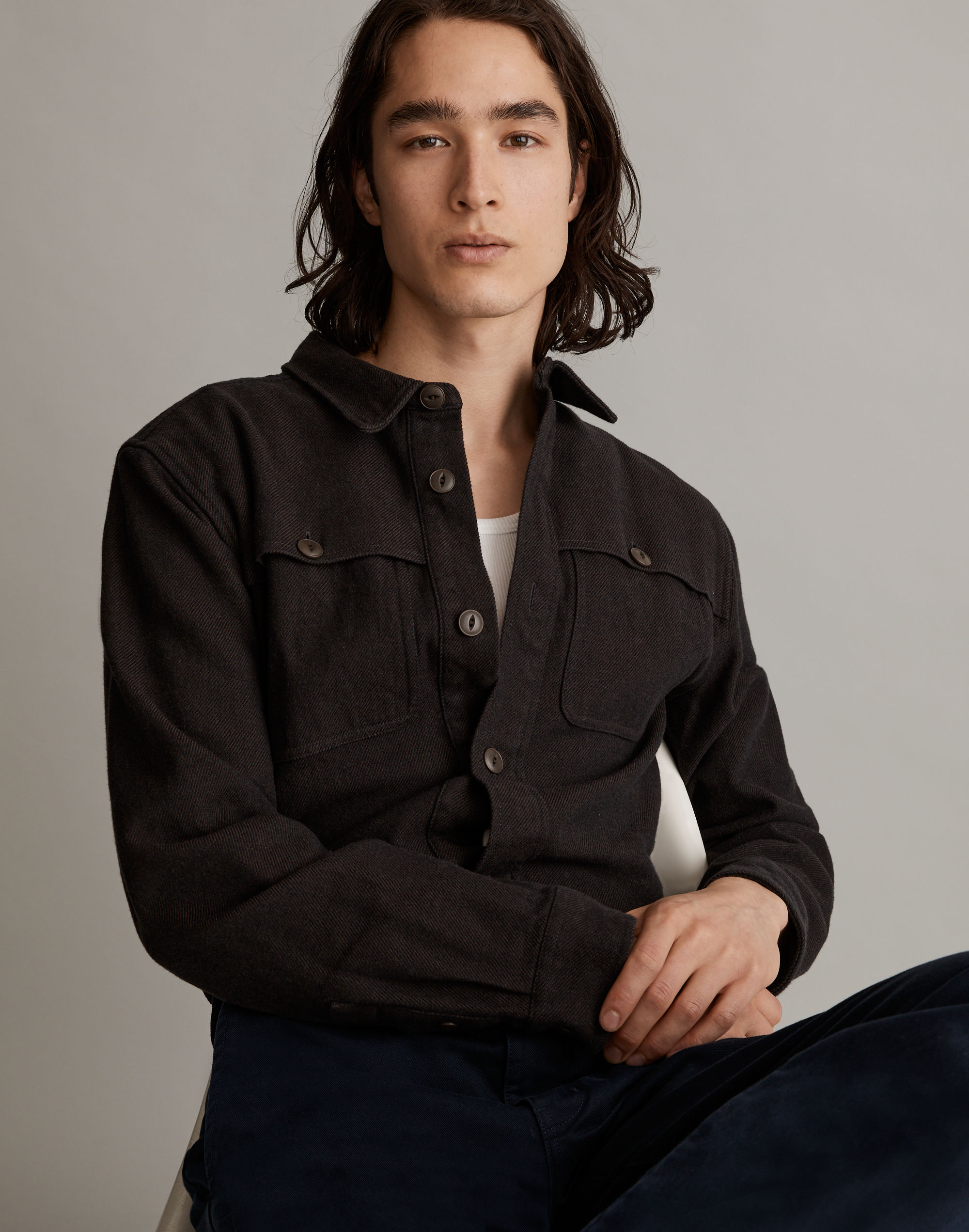 Twill Easy Shirt-Jacket | Madewell