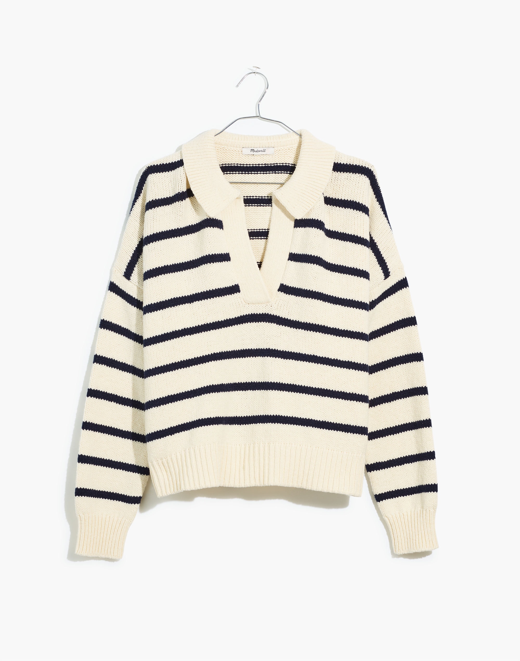 Dedham Polo Sweater in Stripe | Madewell