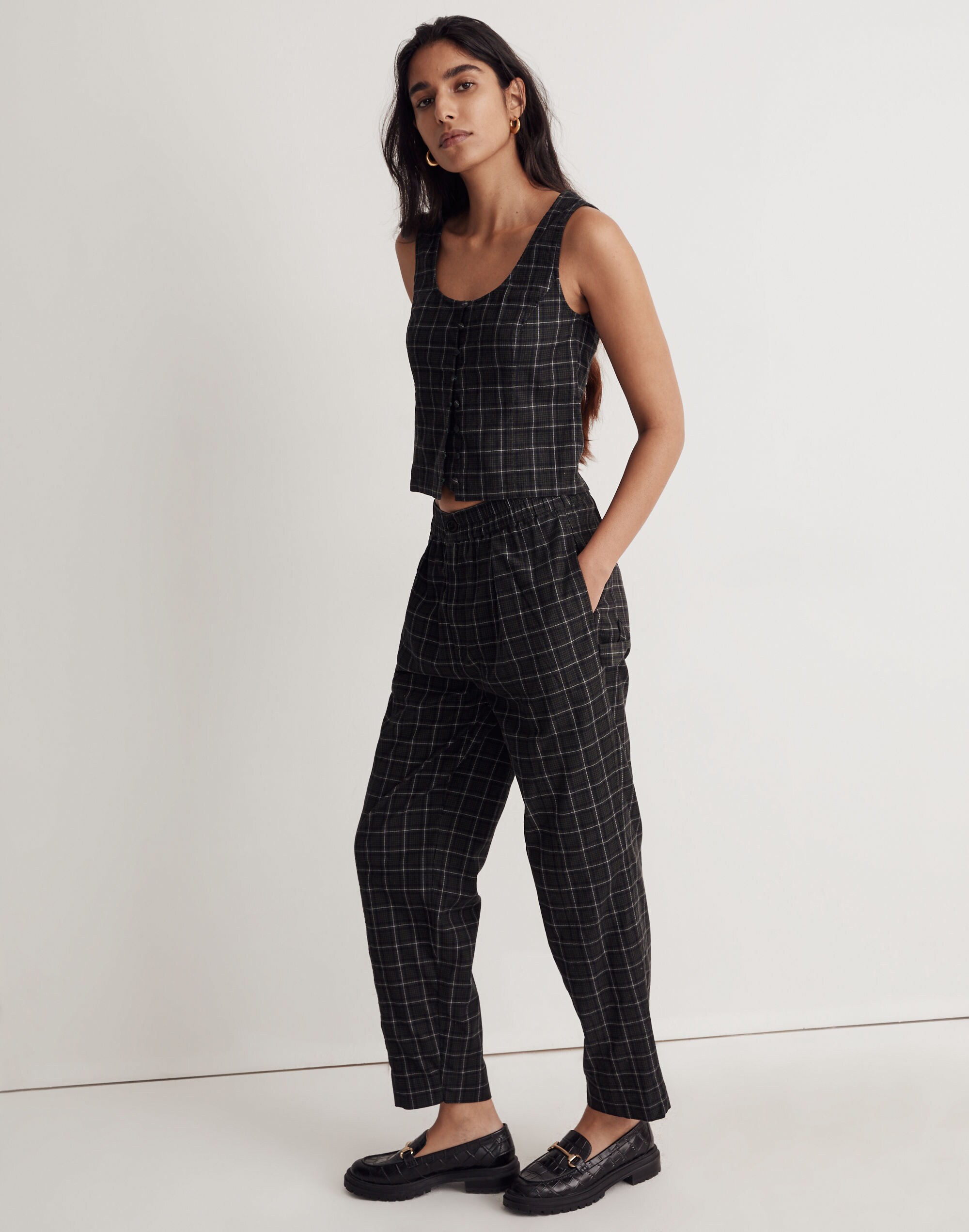 Corduroy Pull-On Tapered Pants | Madewell