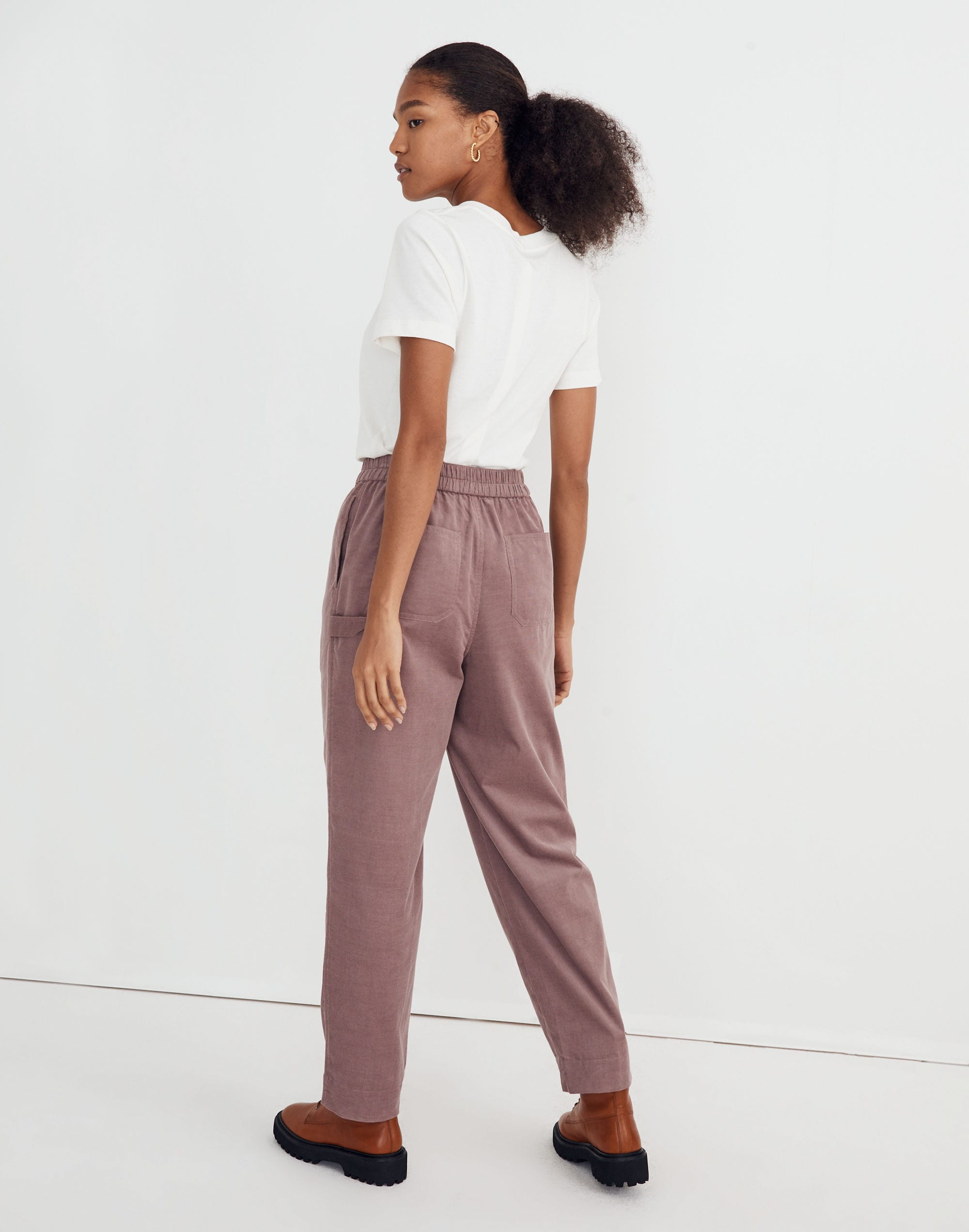 Corduroy Pull-On Tapered Pants | Madewell