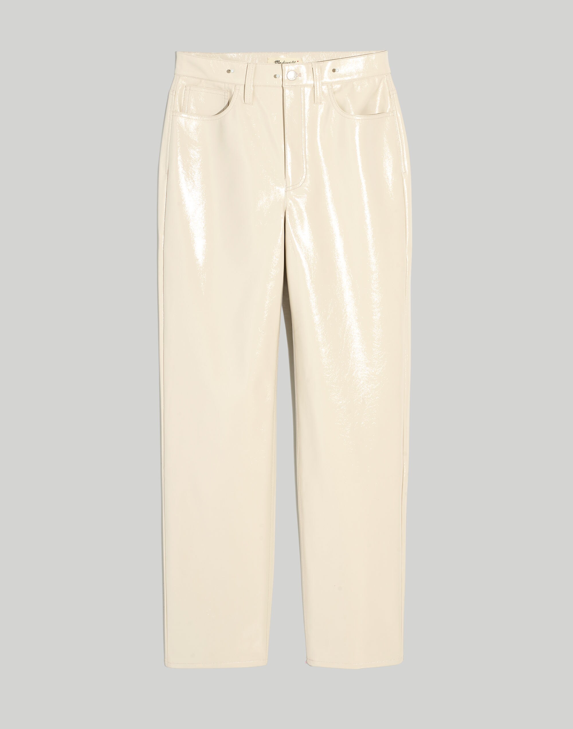 The Perfect Vintage Straight Pant: Faux Leather Edition