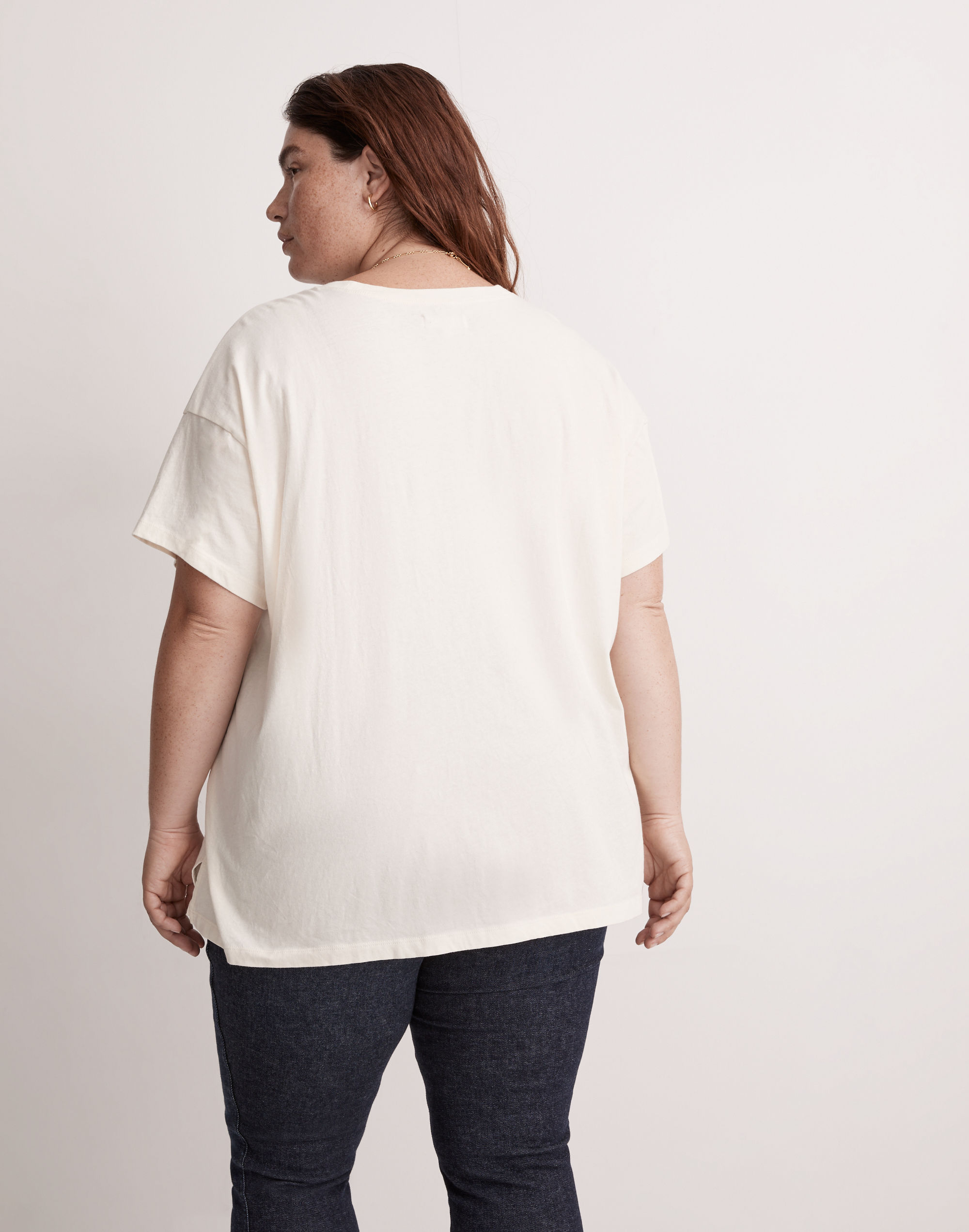 Plus L'hiver Softfade Cotton Oversized Tee | Madewell