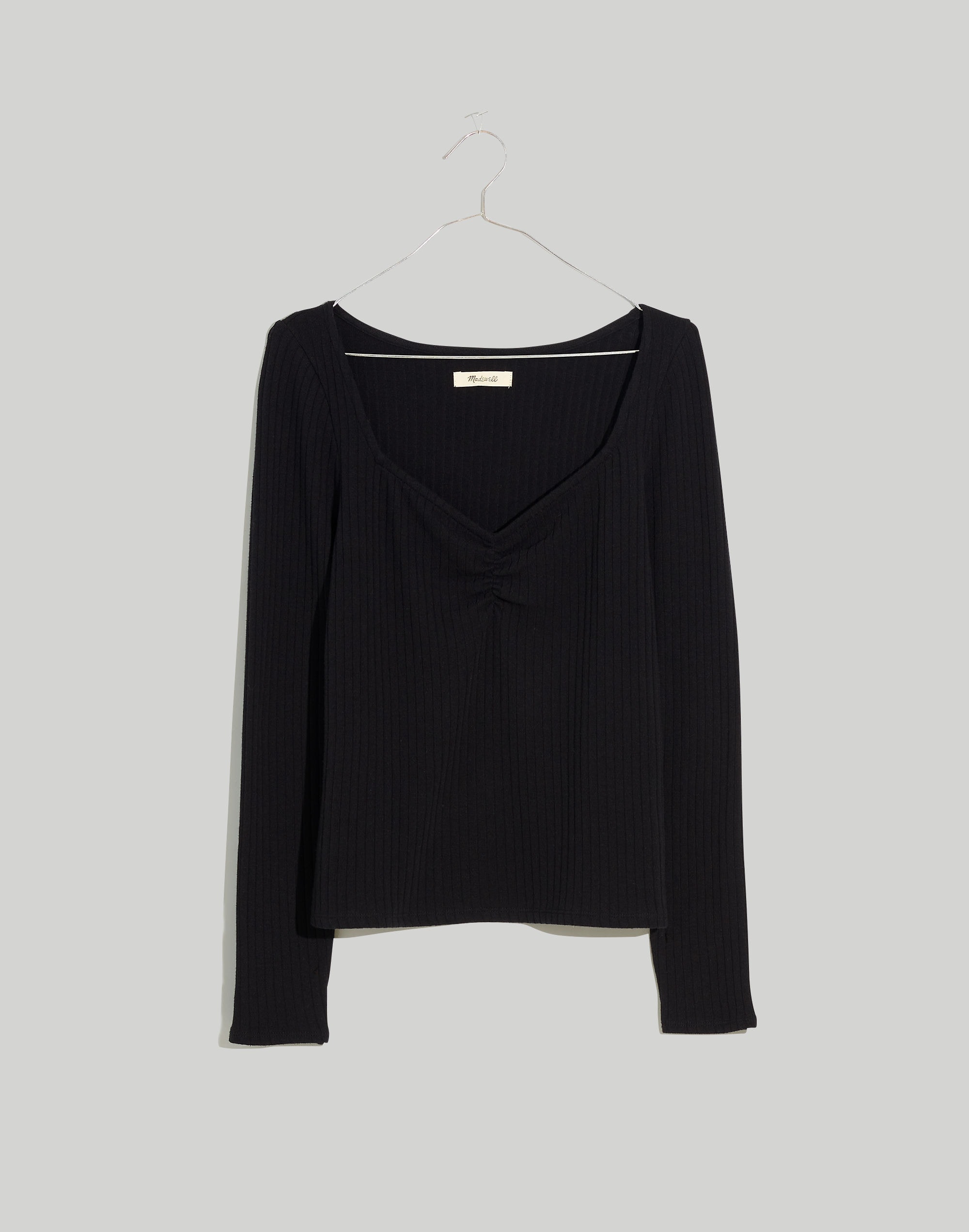 Plus Ribbed Sweetheart Top | Madewell