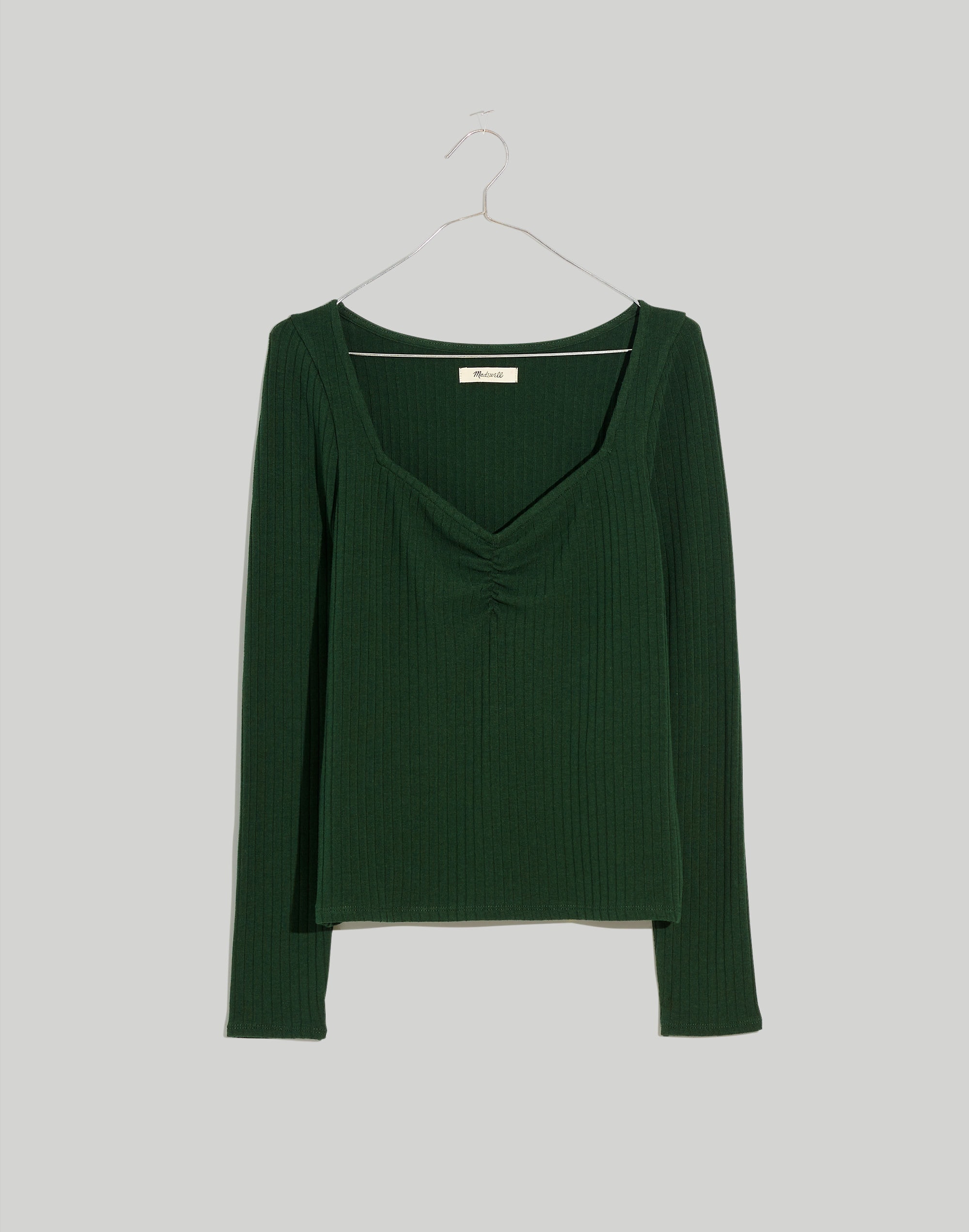 Plus Ribbed Sweetheart Top | Madewell