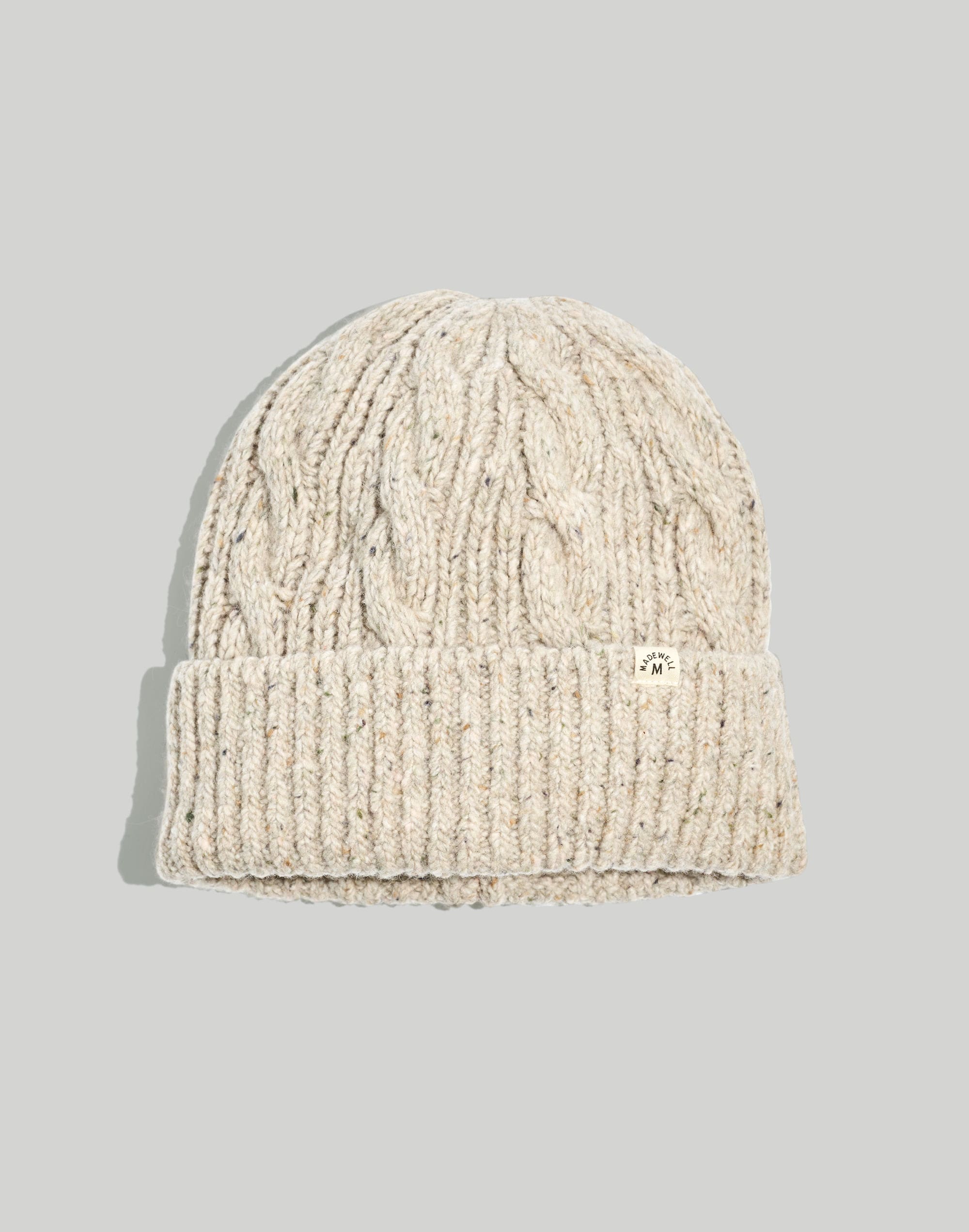 Wool-Blend Cableknit Beanie | Madewell