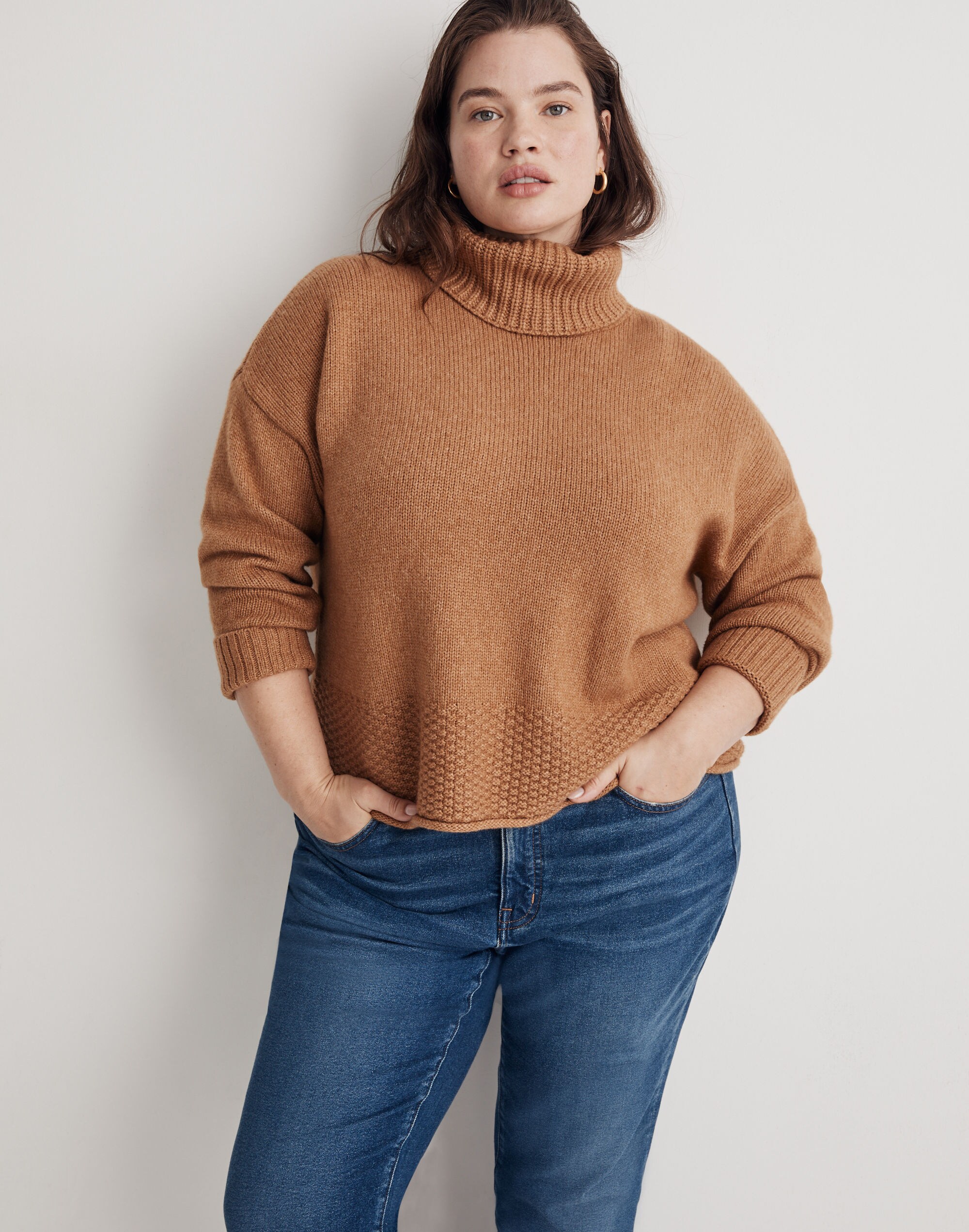 Plus Sadler Turtleneck Sweater | Madewell